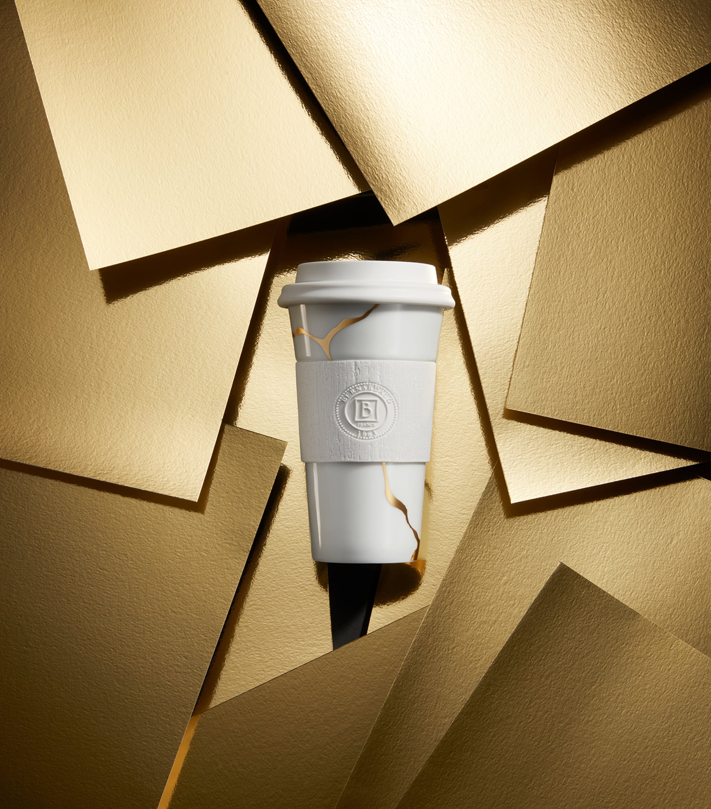 Kintsugi Nomad Travel Mug GOLD Image 3