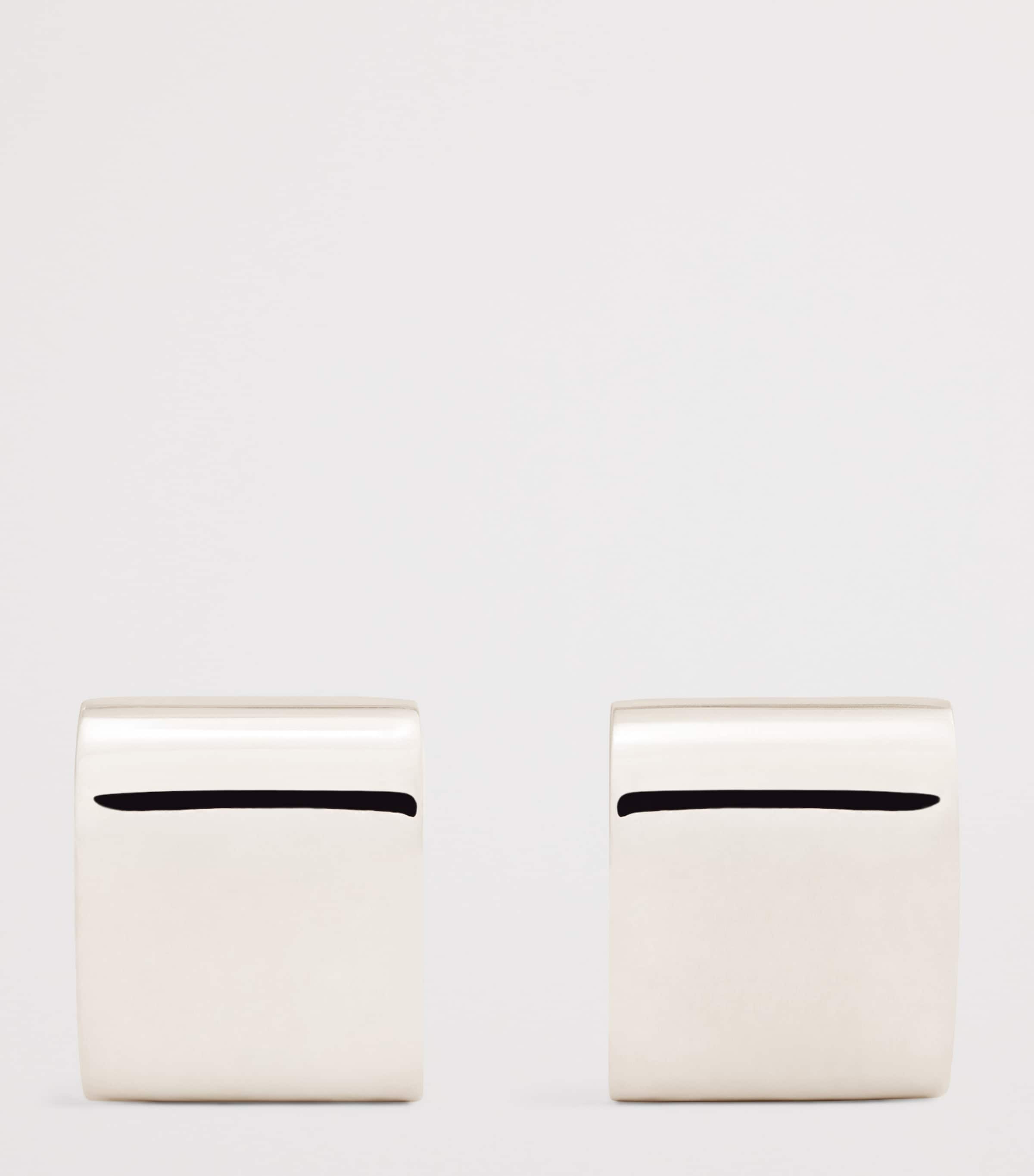 Sterling Silver The Sonya Stud Earrings SILVER Image 3