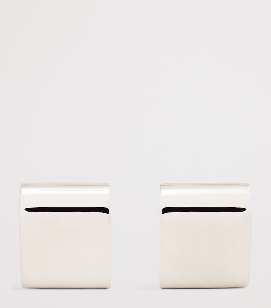 Sterling Silver The Sonya Stud Earrings SILVER Image 3