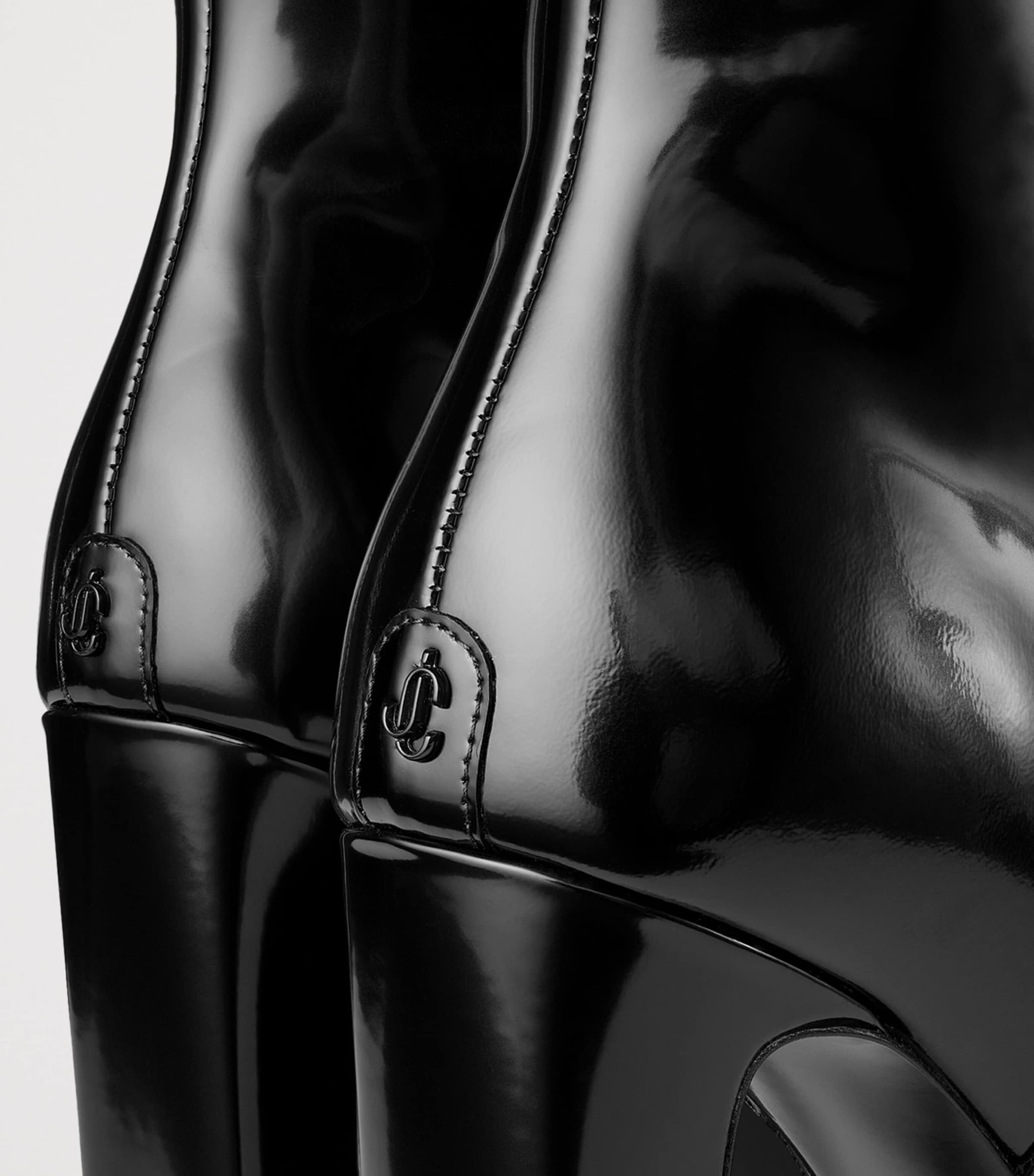 Marene 120 Leather Ankle Boots BLACK Image 5