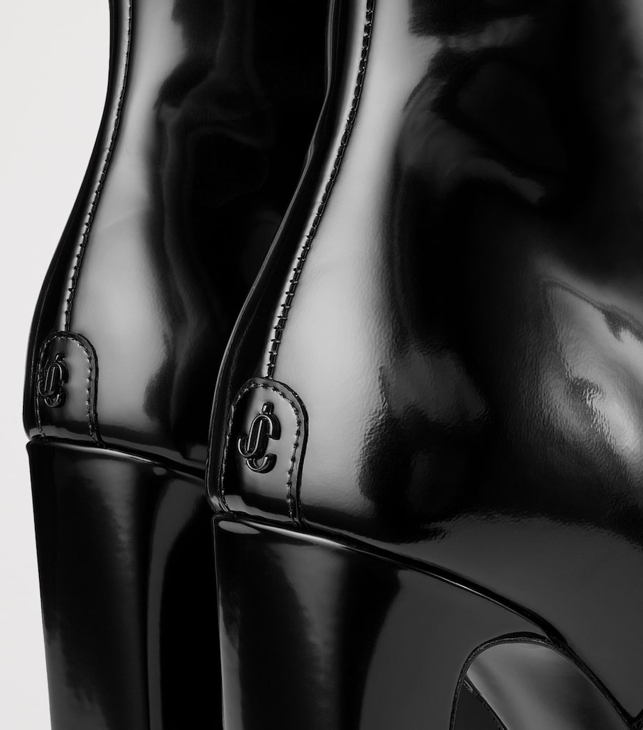 Marene 120 Leather Ankle Boots BLACK Image 5