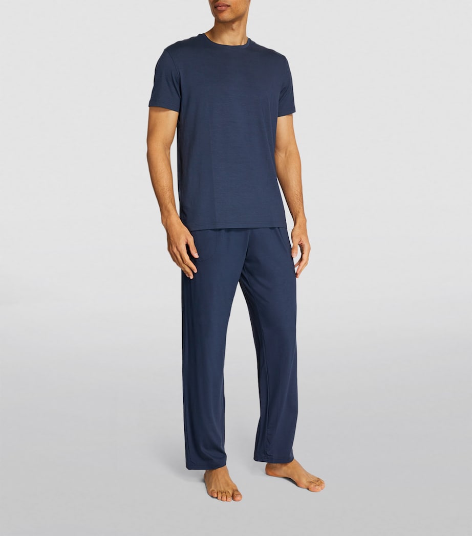 Micro Modal Lounge Trousers NAVY Image 2