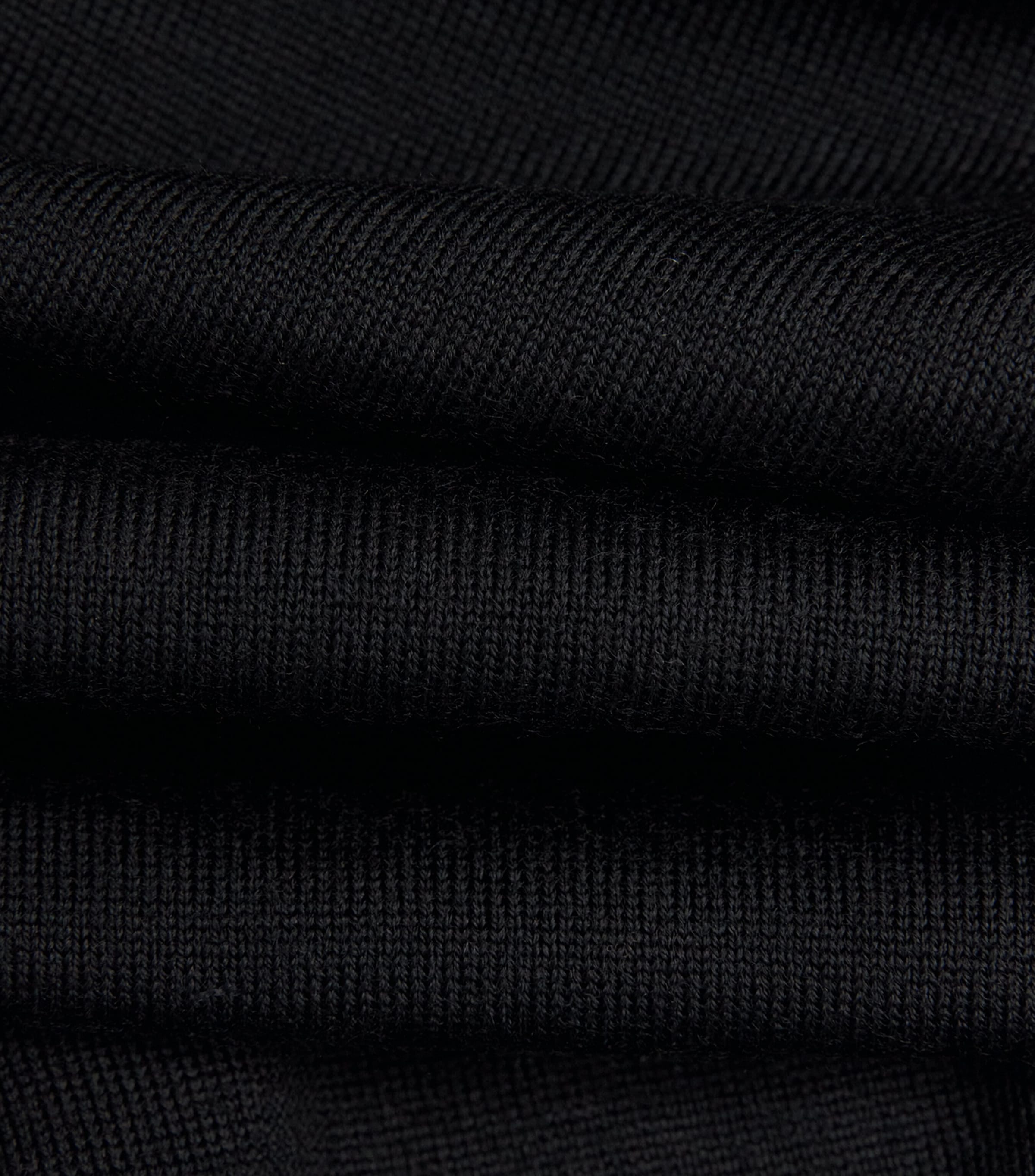 Pal Zileri Mens Wool Zip-Up Cardigan Black Image 6