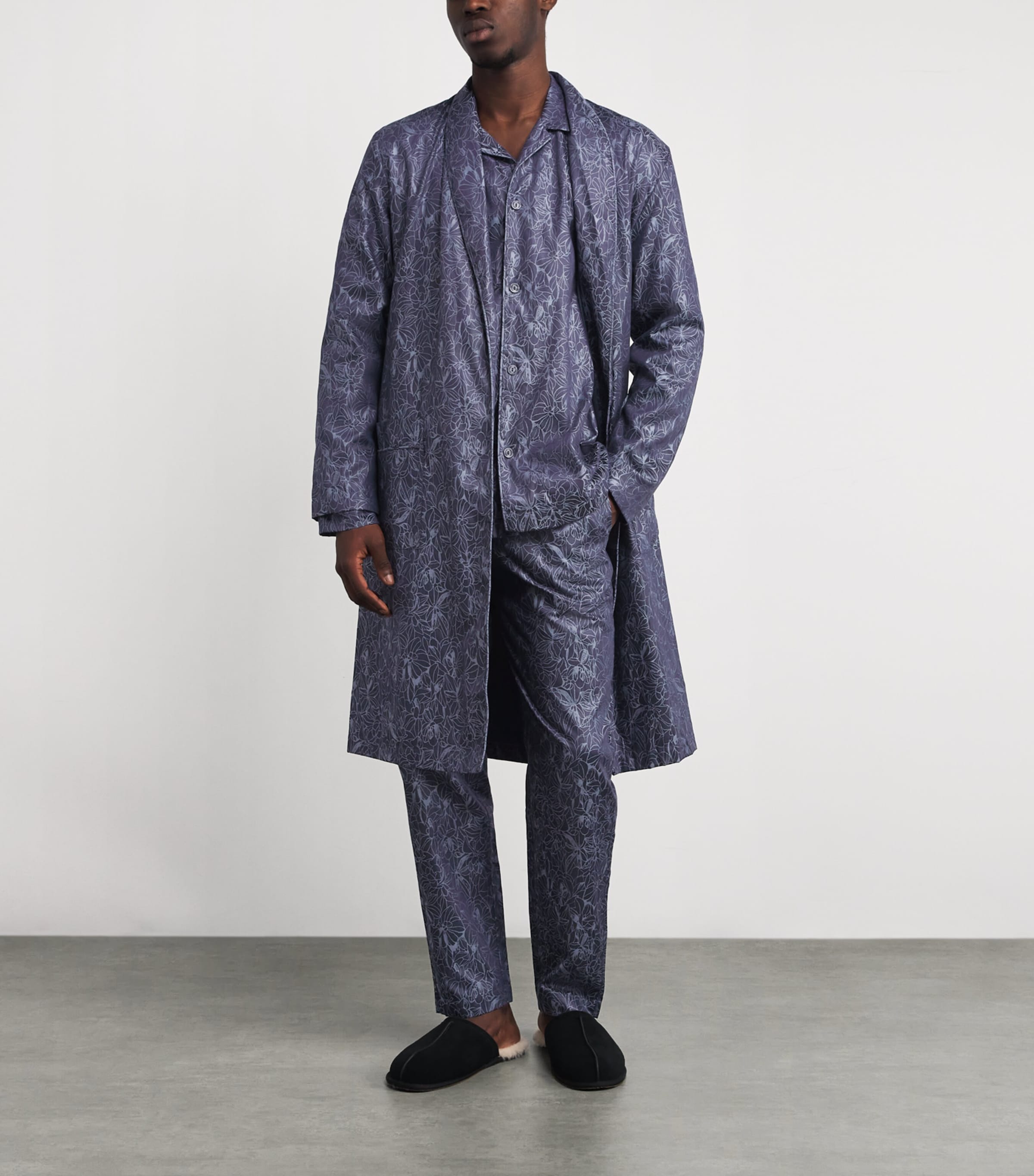 Cotton Floral Selection Robe 3038 NIGTSHAD WOVEN Image 2