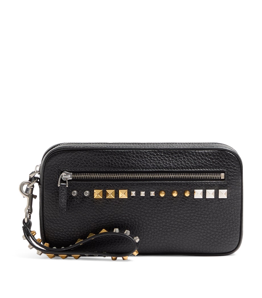 Leather Rockstud Pouch 0NO Image 1