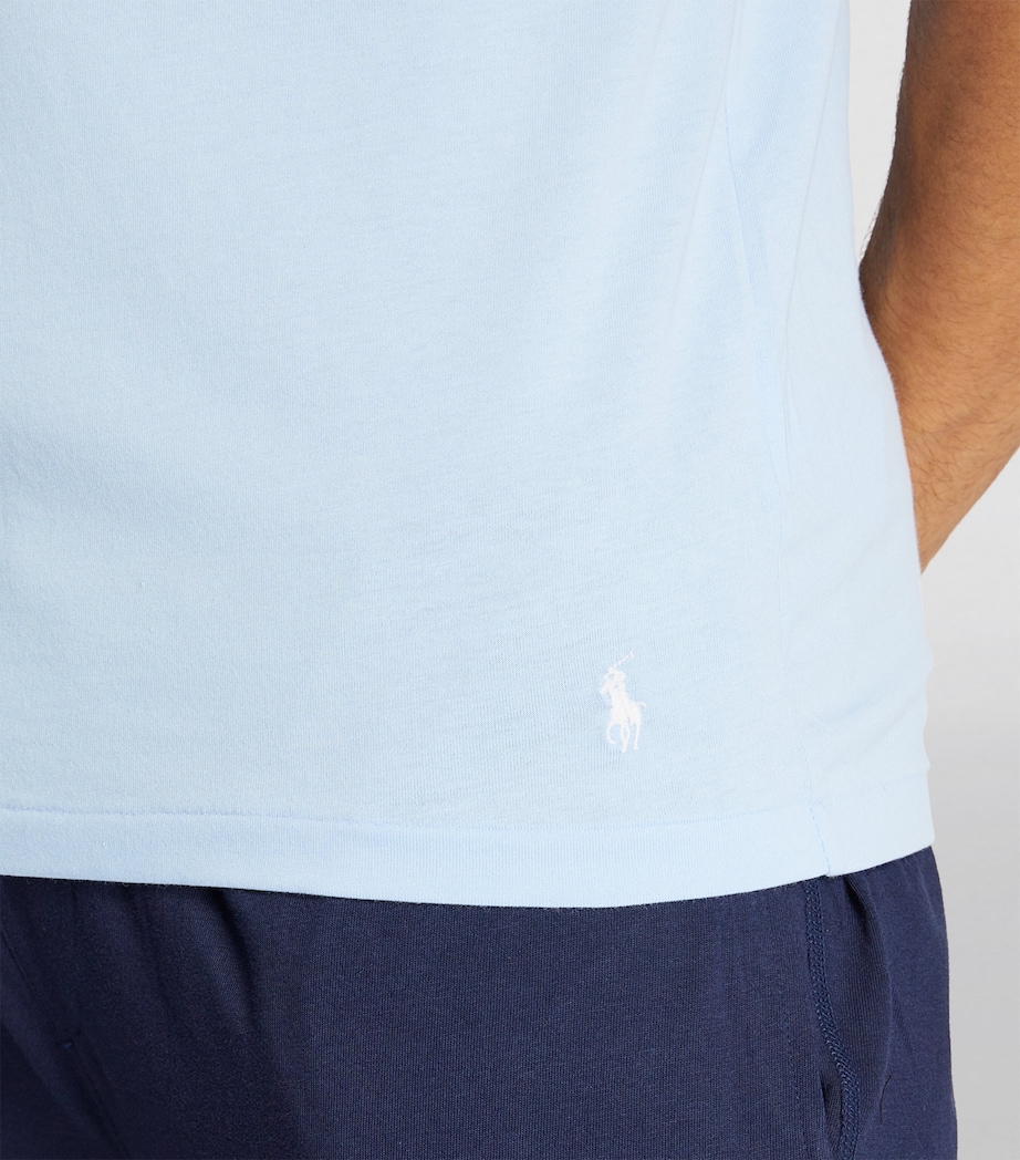 Cotton Logo T-Shirt (Pack of 3) NAVY/LT NAVY/BLU Image 7