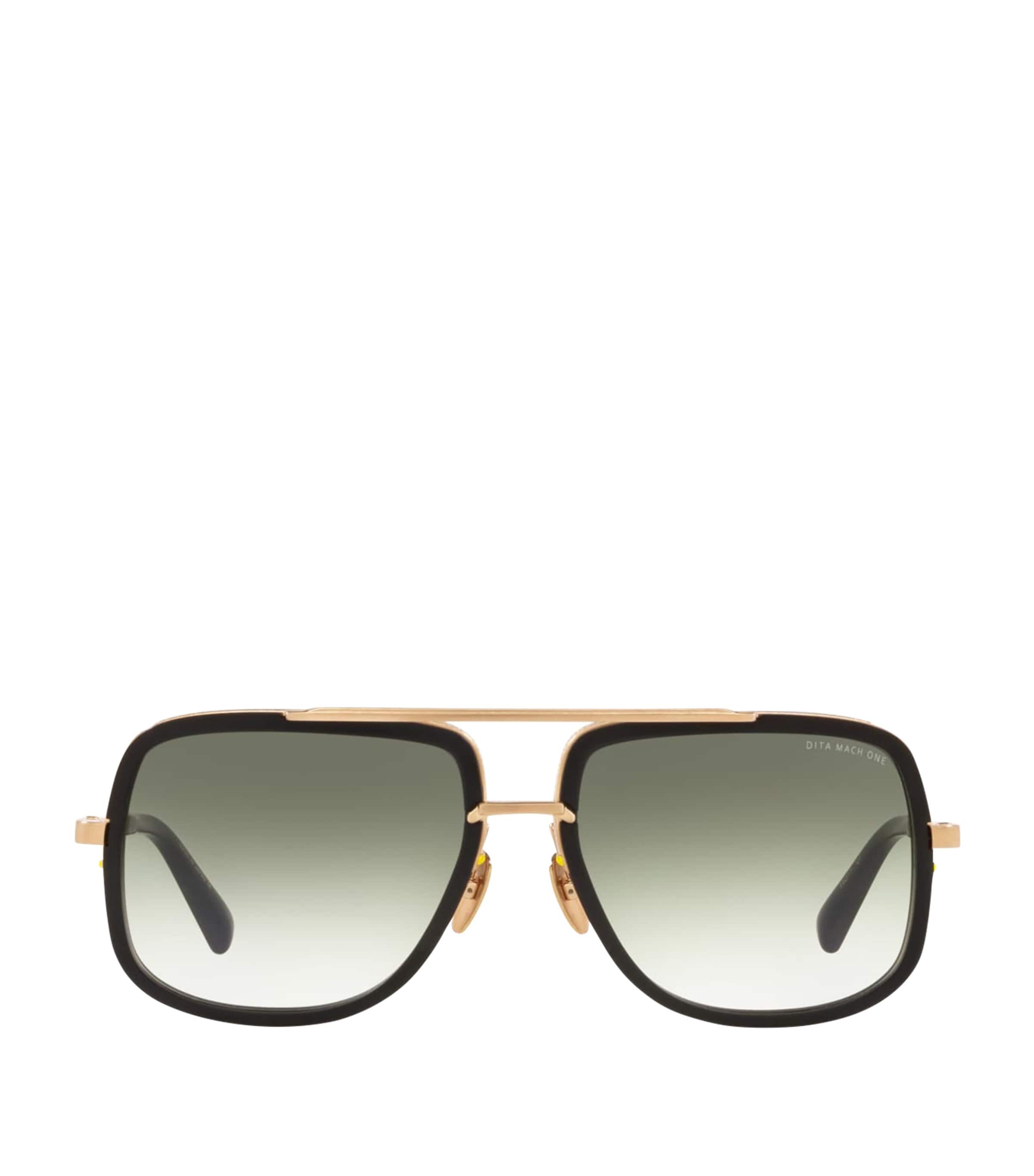Dita Mach-one Square Sunglasses In Black
