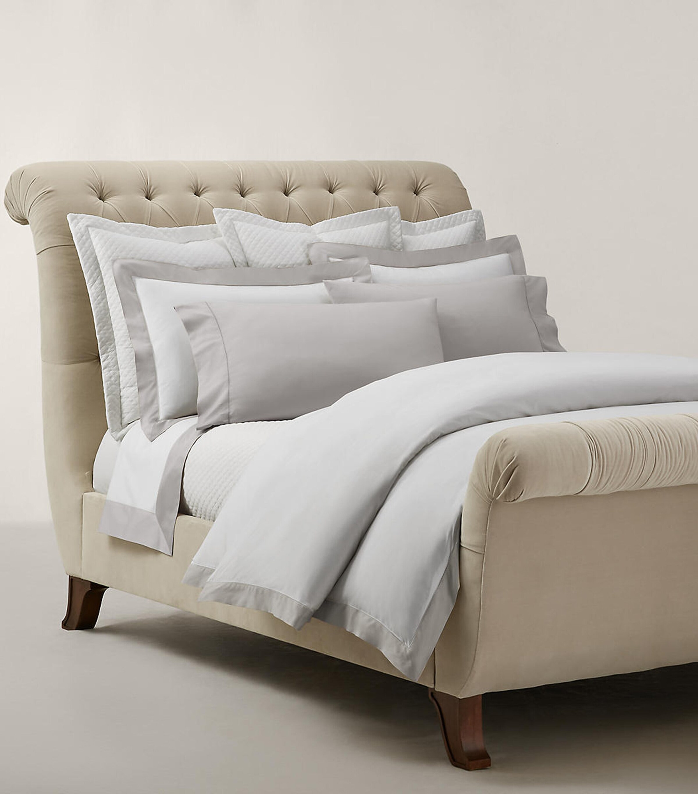 Ralph Lauren Home Cotton Langdon King Duvet Cover (240cm x 220cm) Silver Image 2