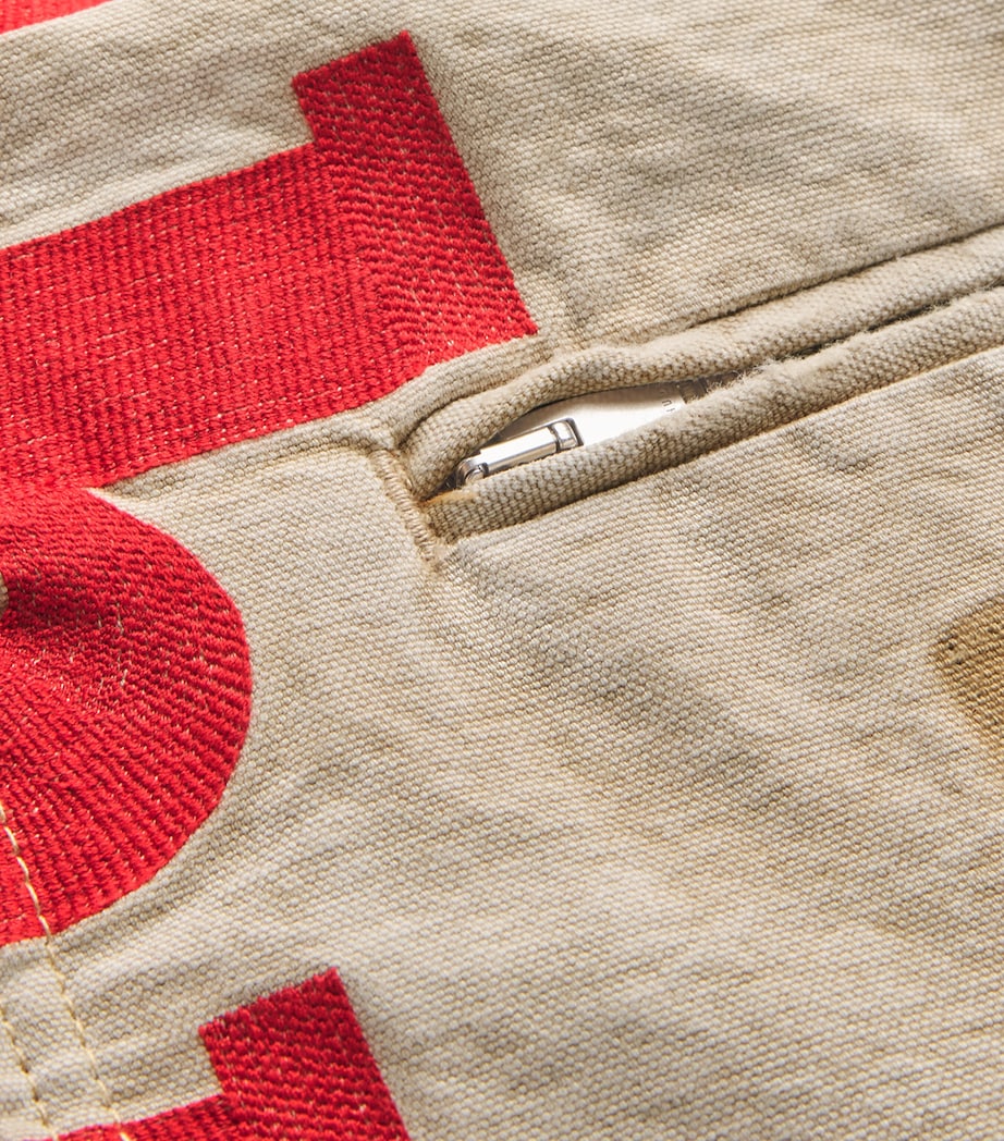 Cotton Padded Field Jacket GREY/ RED/ 3108 Image 5