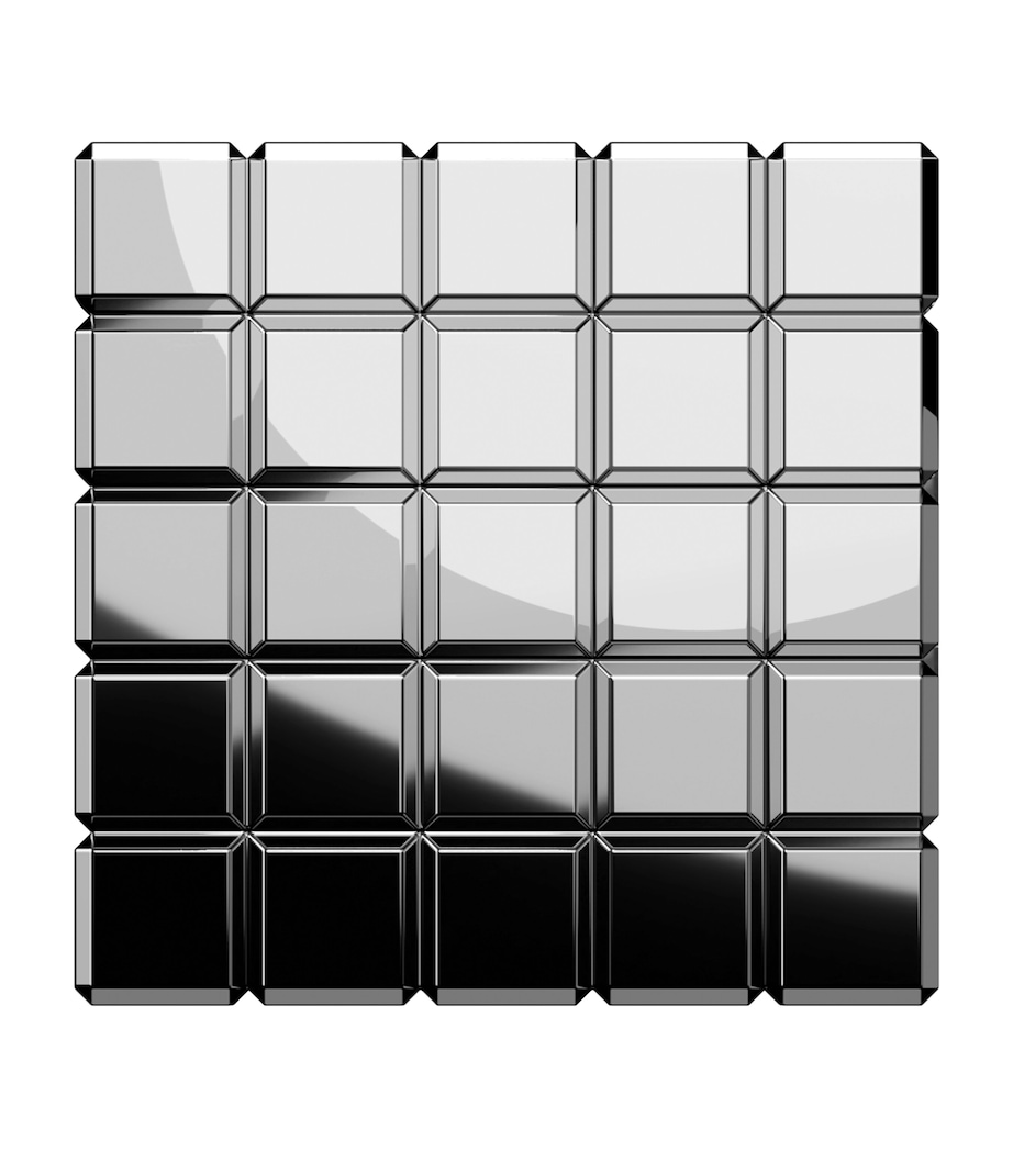 Chopard Ice Cube Table Clock Silver Image 2