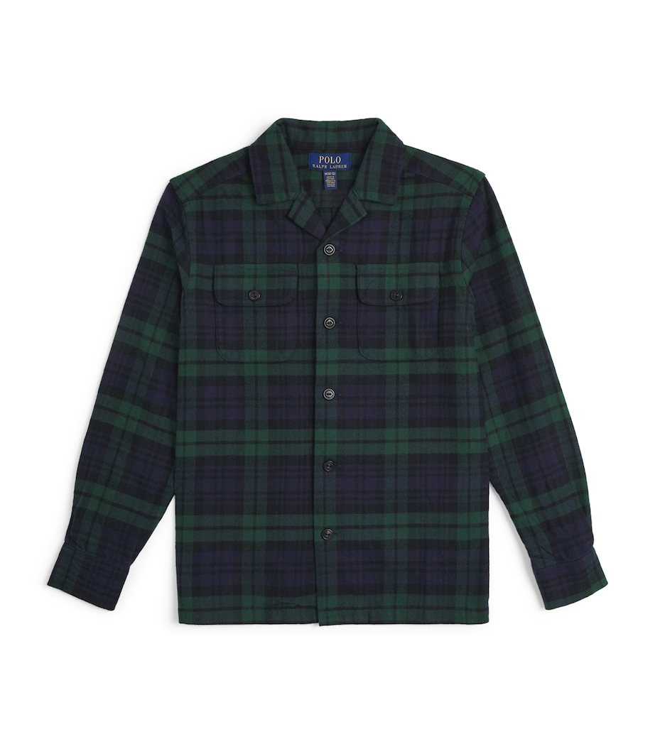 Cotton Check Shirt (6-14 Years) MULTI Image 1
