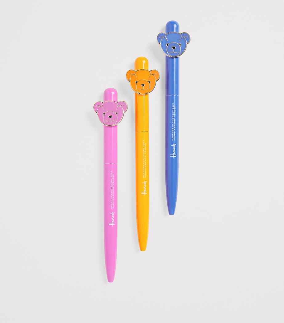 Teddy Bear Topper Ballpoint Pen BLUE Image 2