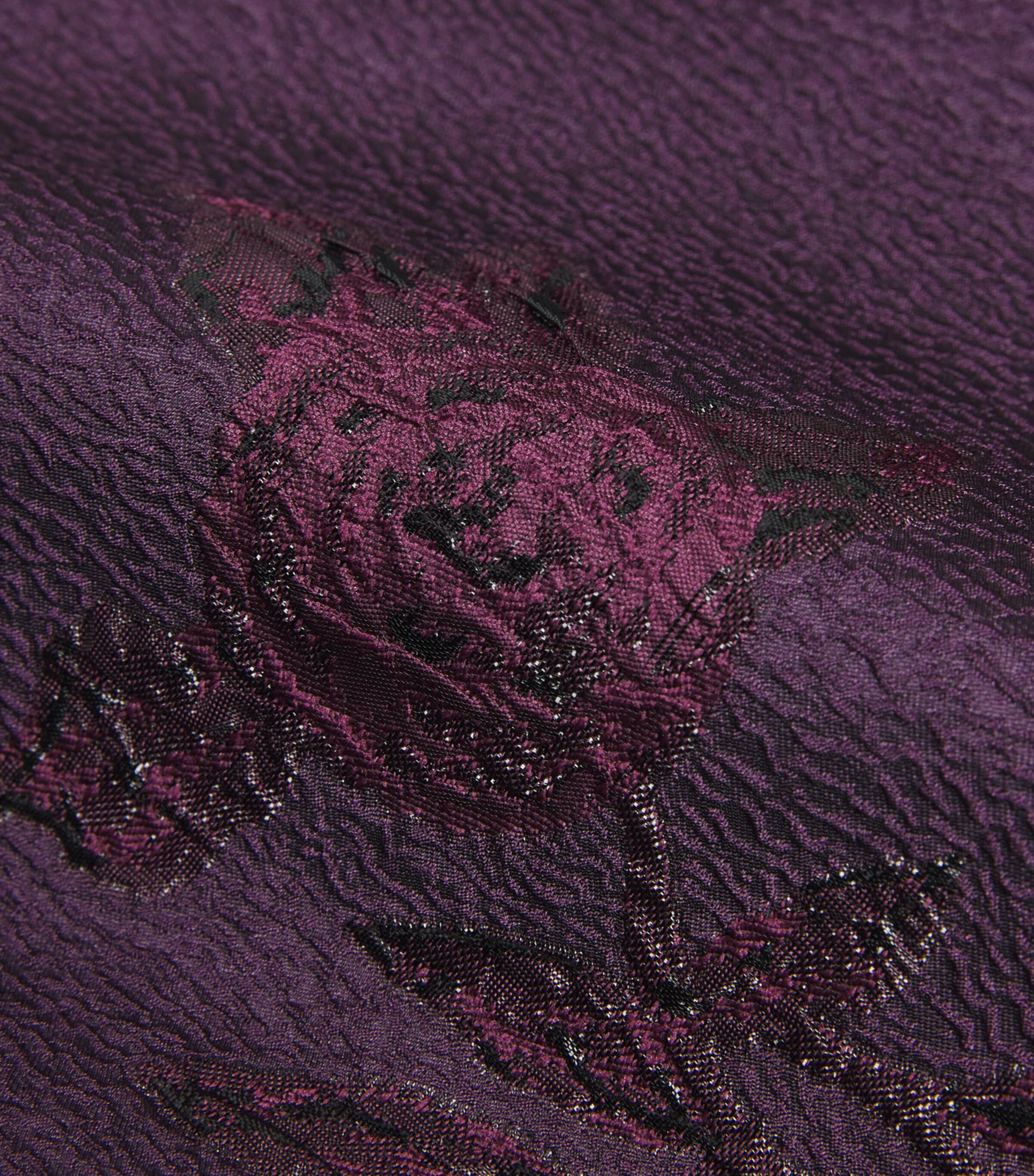 Brocade Alfina Midi Dress BLACKBERRY Image 5