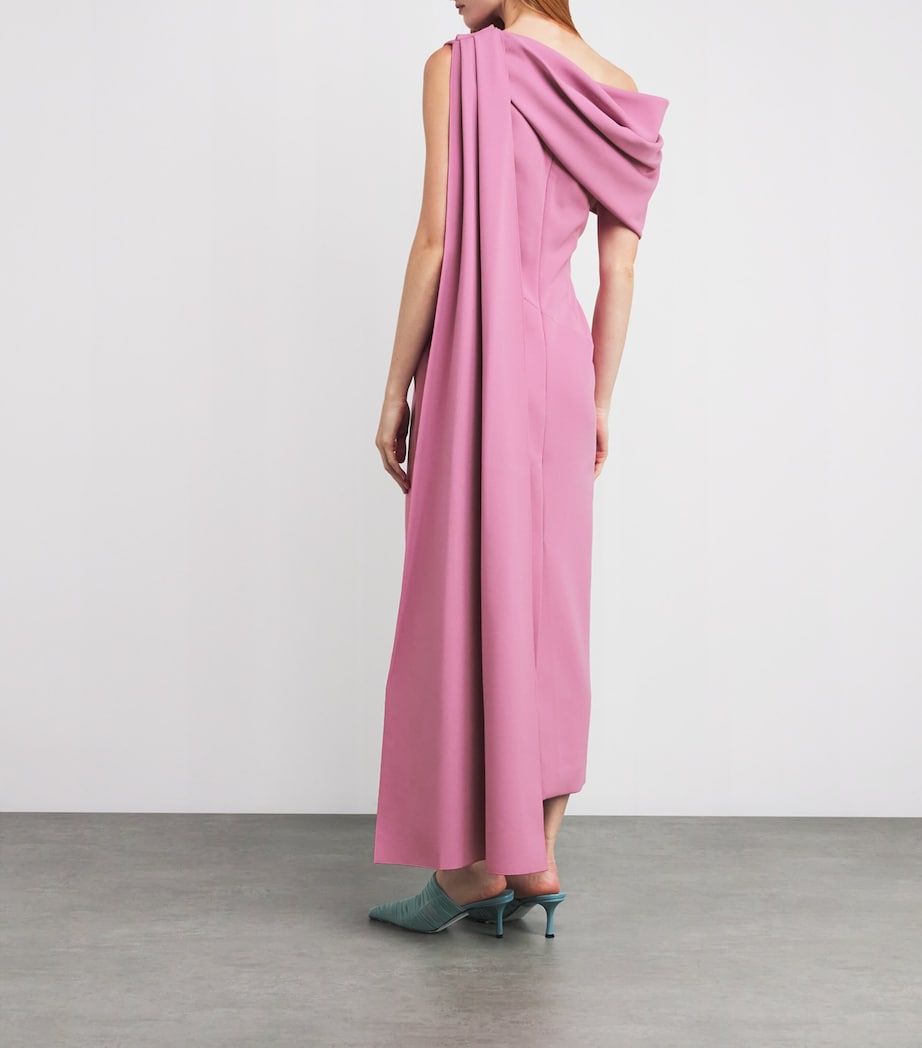 Maite Cape Midi Dress NEW ORCHID/AMARATHUS Image 3