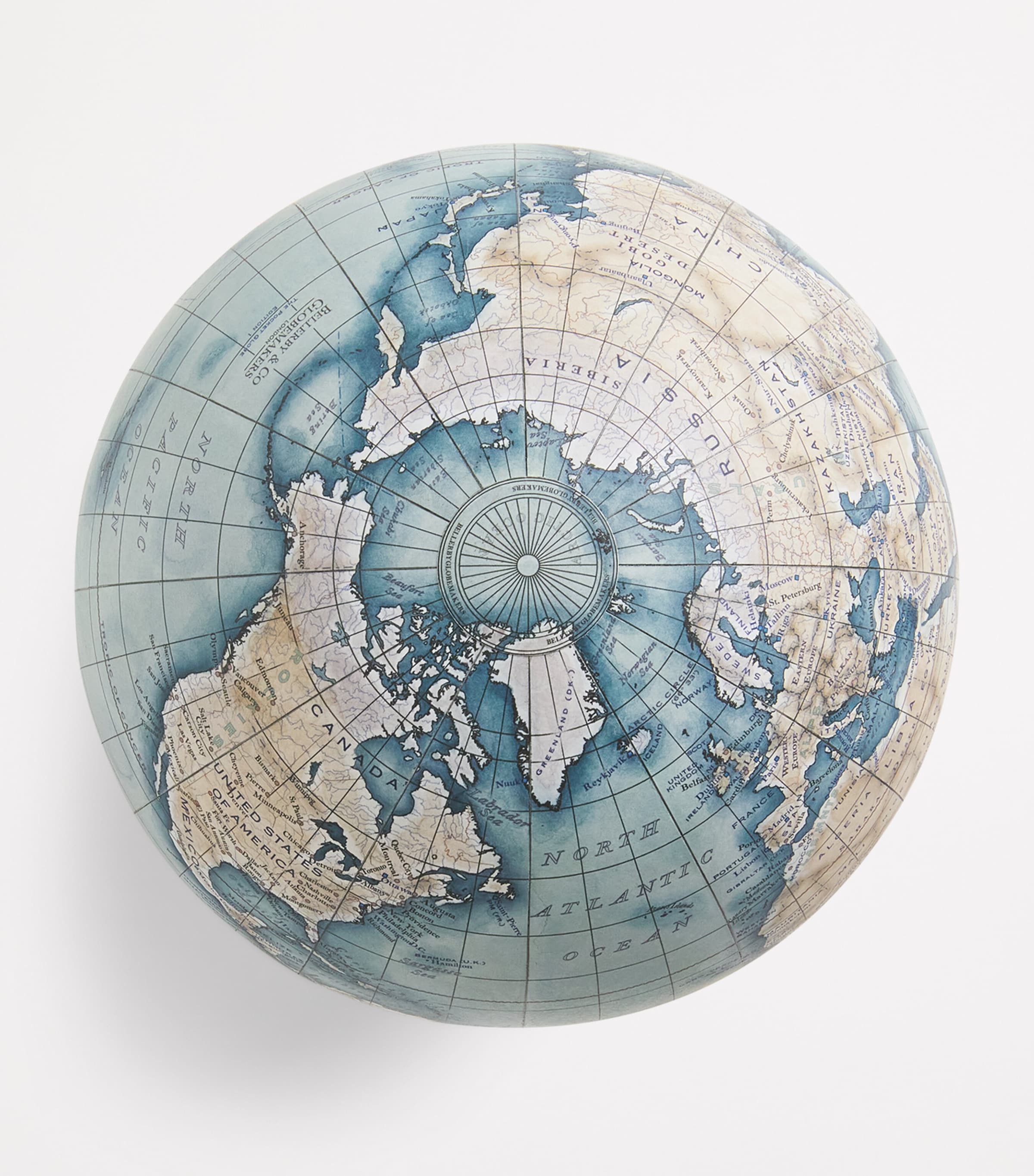 Titanium Prussian Blue Pocket Globe (12cm) PRUSSIAN BLUE Image 3