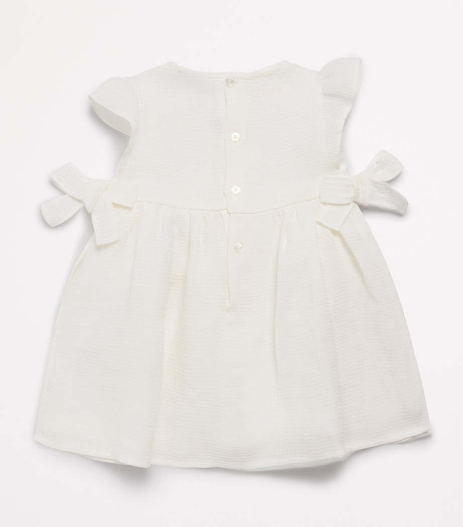 Linen Button-Up Dress (6-36 Months) 100 MILK Image 2
