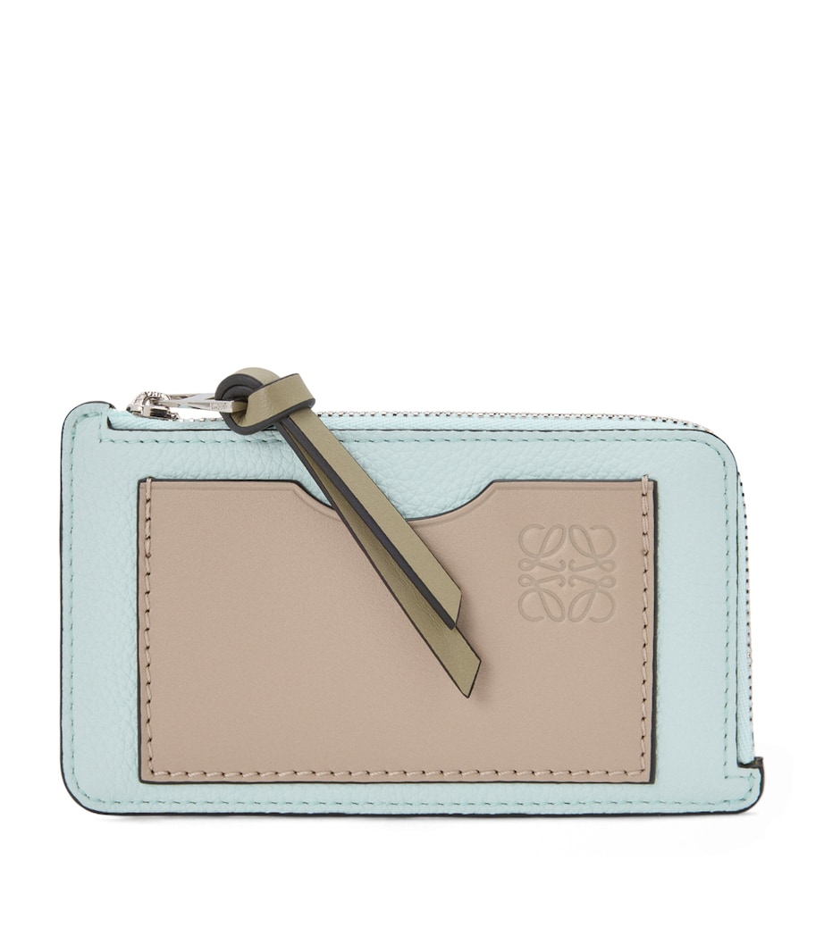 LOEWE Small Calfskin Card Holder Frozen Clay Image 1
