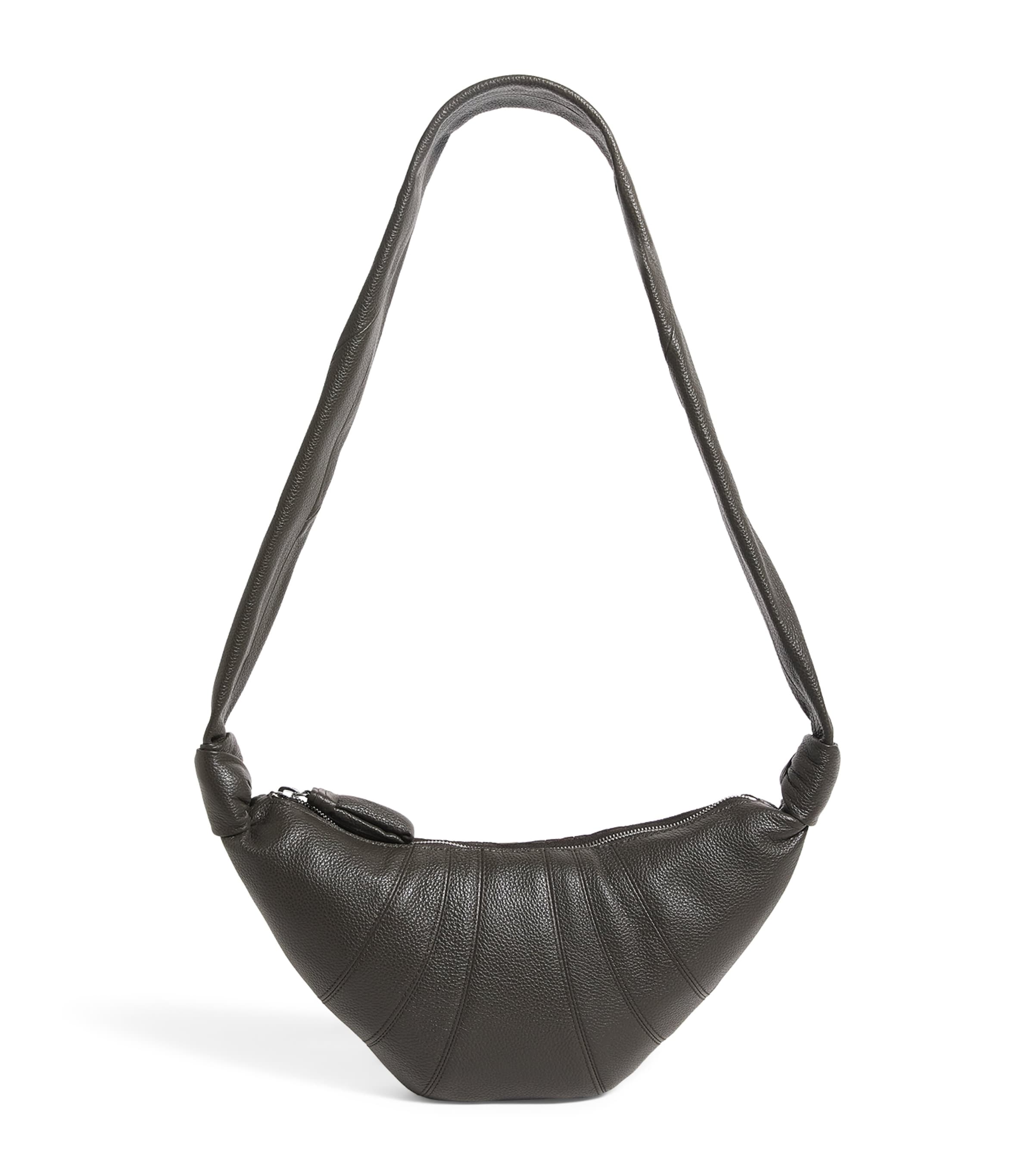 Lemaire Small Pebbled Leather Croissant Bag | Women Bags | Crossbody Bags | Shoulder Bags | Designers | Lemaire
