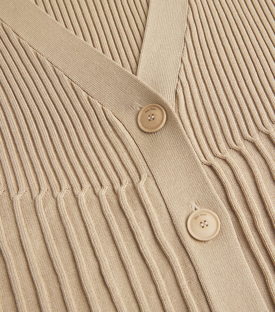 Knitted Waistcoat SAND Image 5