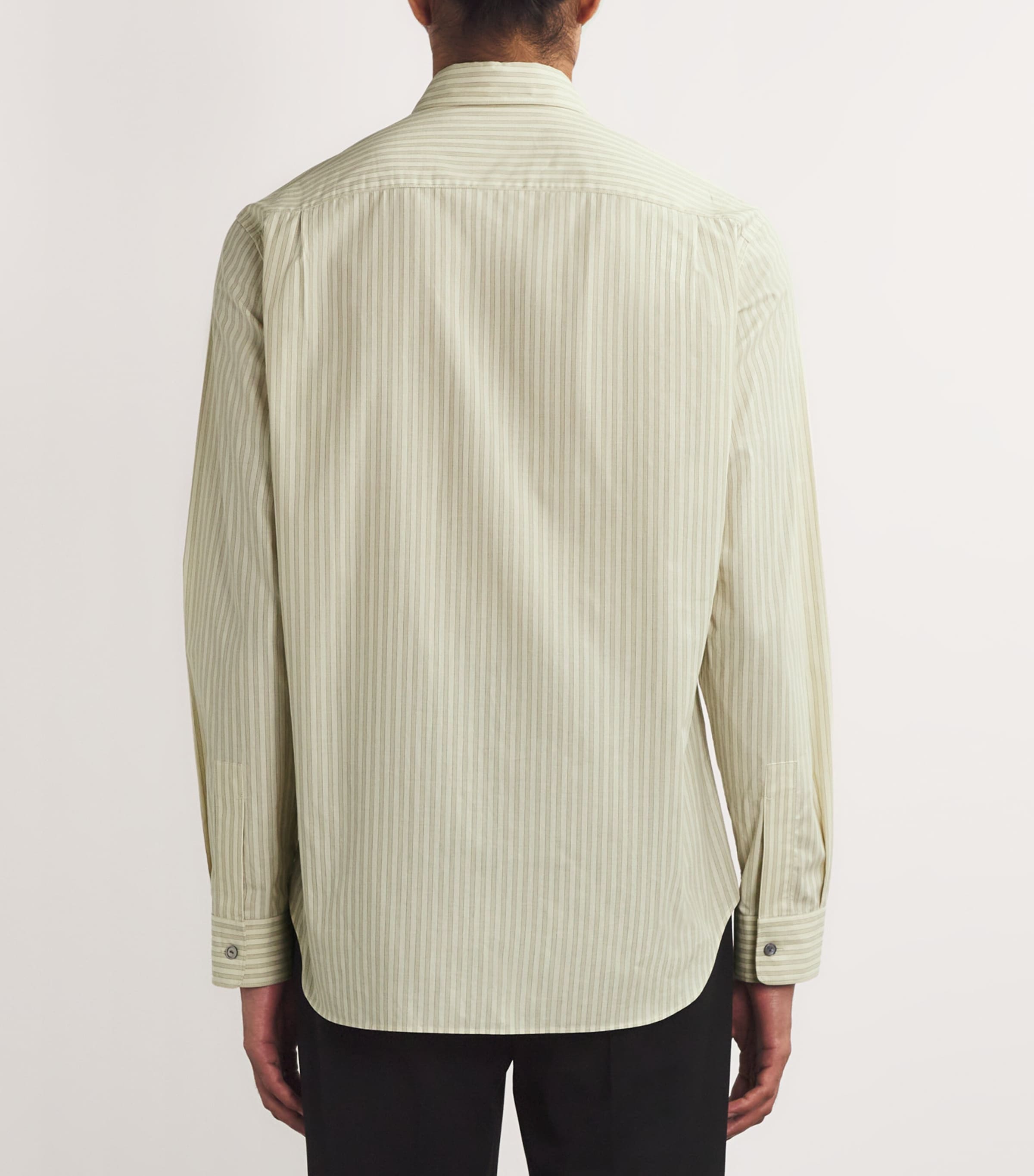 The Row Multi Ashford Organic Cotton Striped Shirt | Harrods US