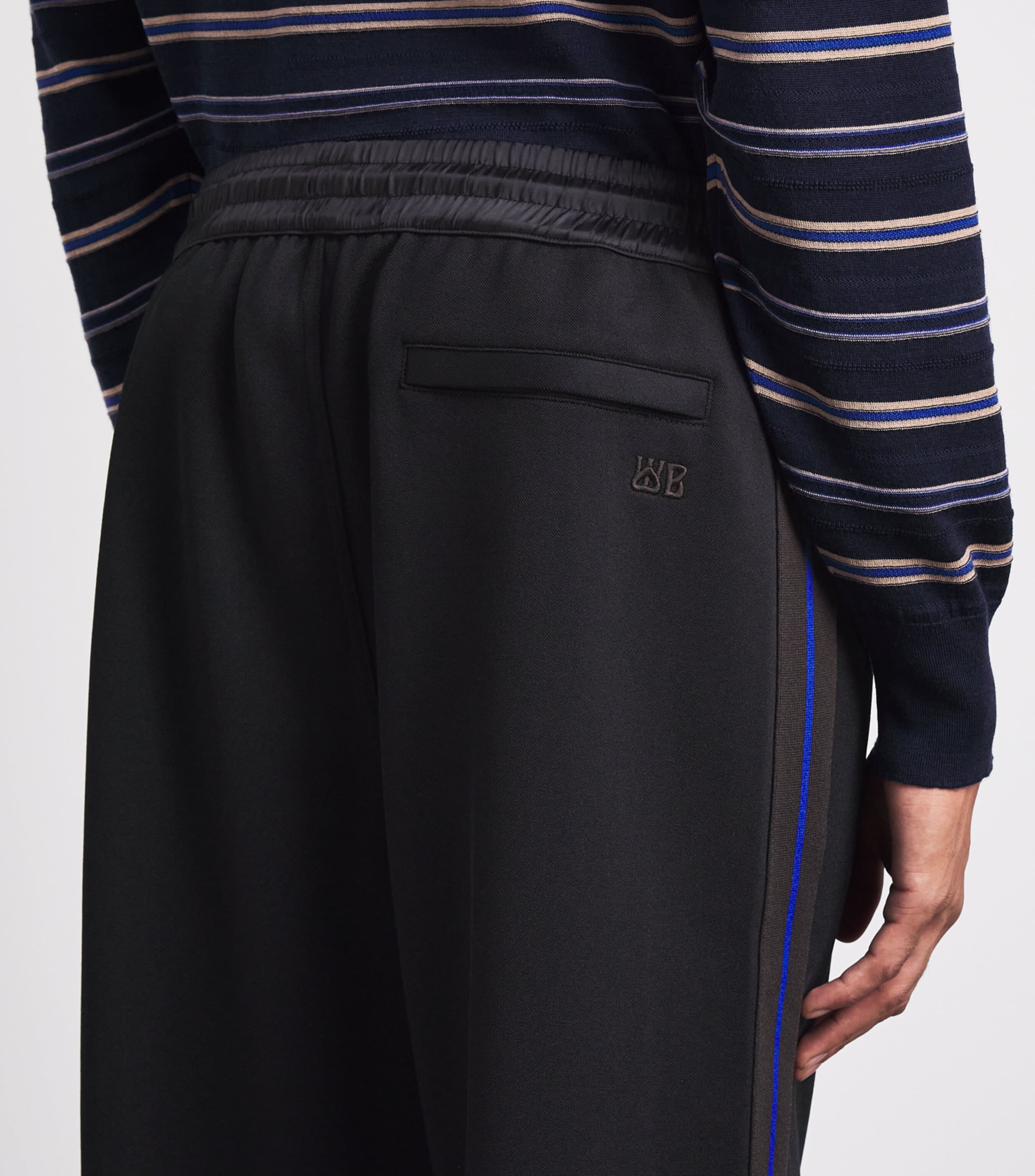 Wales Bonner Mens Form Track Pants Black Image 3