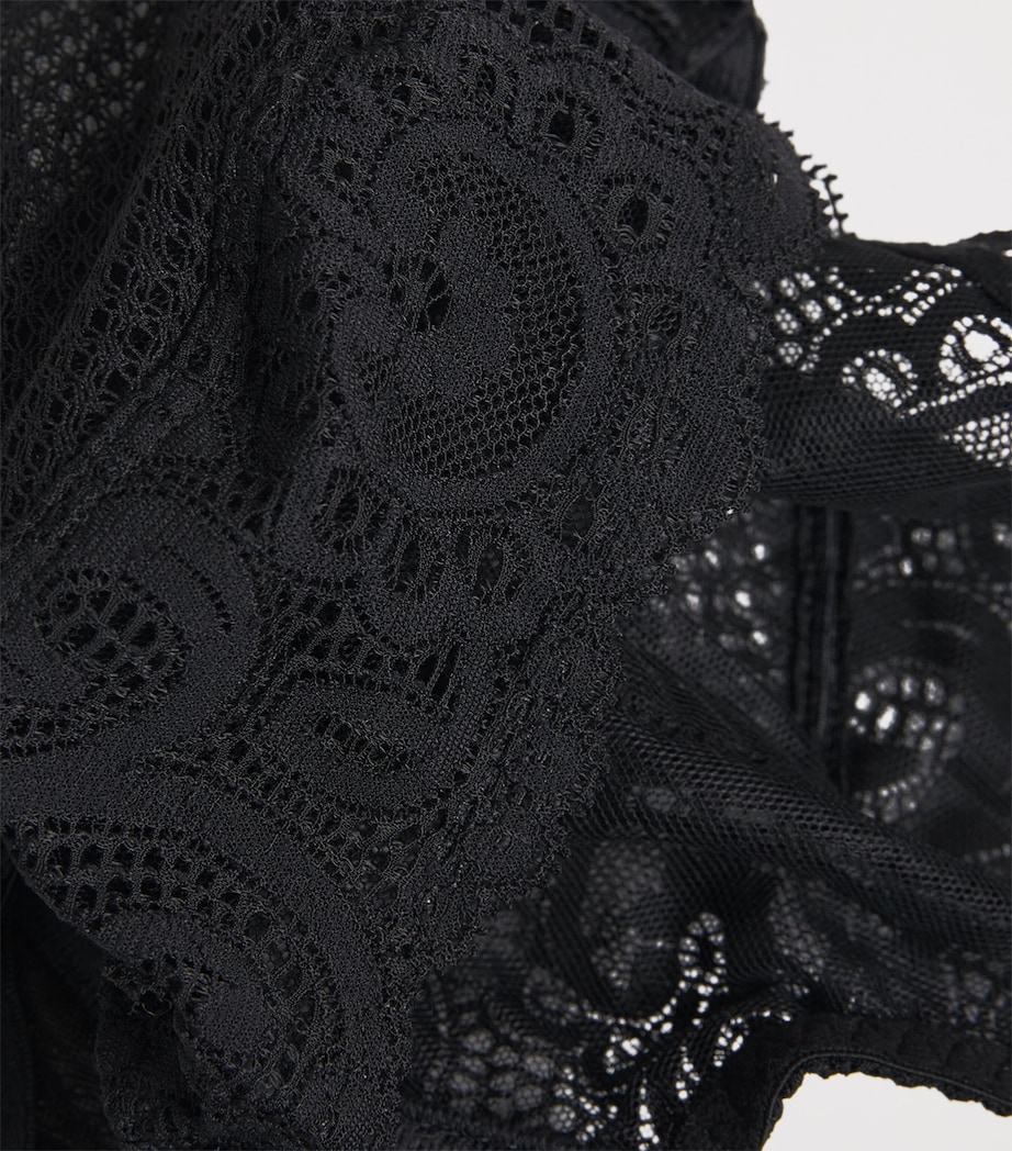 Maison Lejaby Womens Lace Gaby Underwired Bra Black Image 2