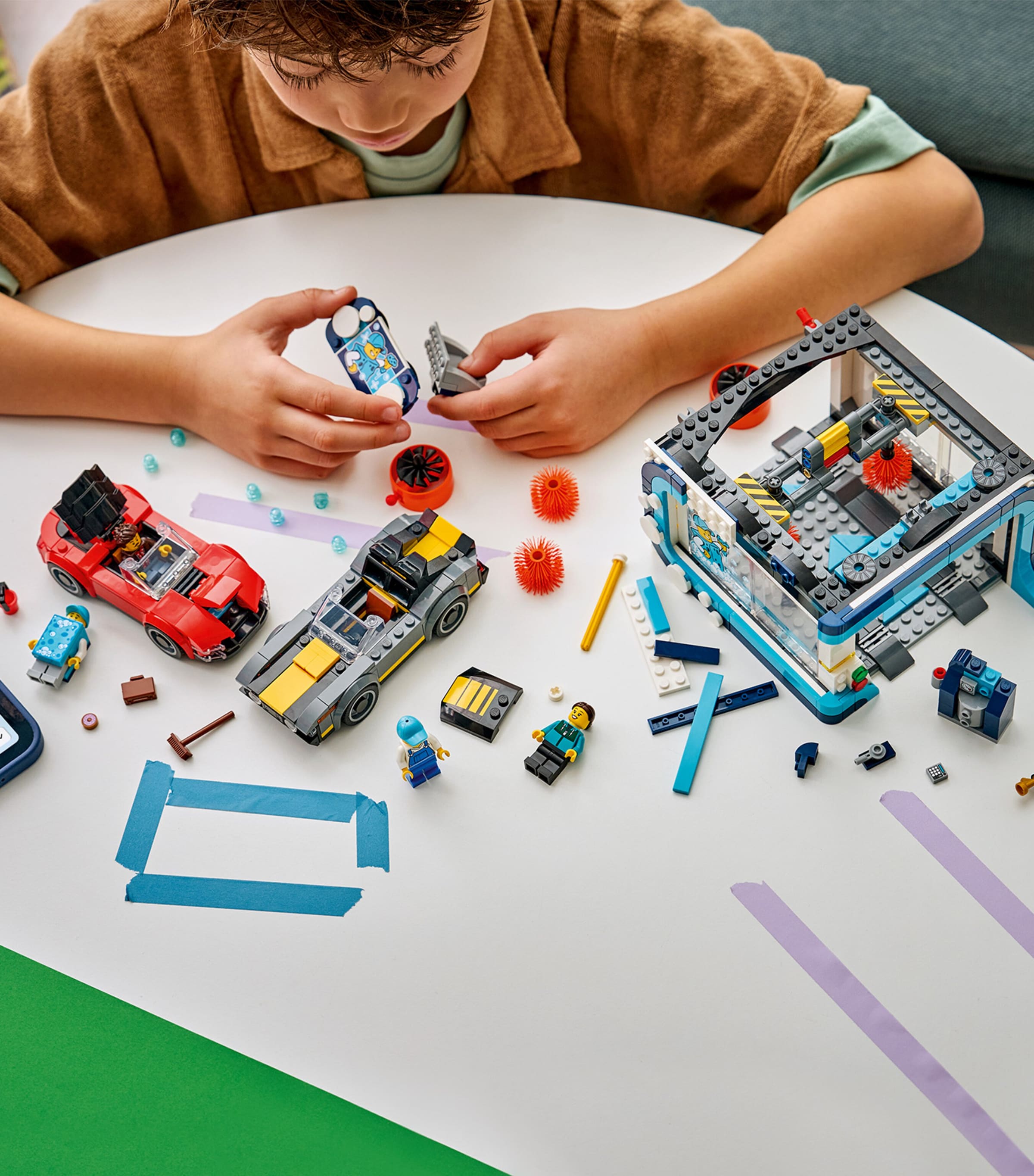 Lego City Drive-Through Car Wash Building Toy 60497 Image 3