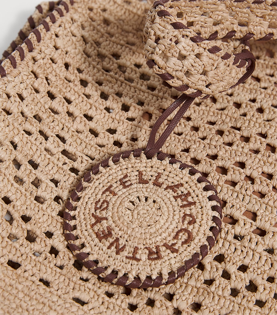 Raffia Baby Bella Tote Bag 9370 NATURAL/TAN Image 6