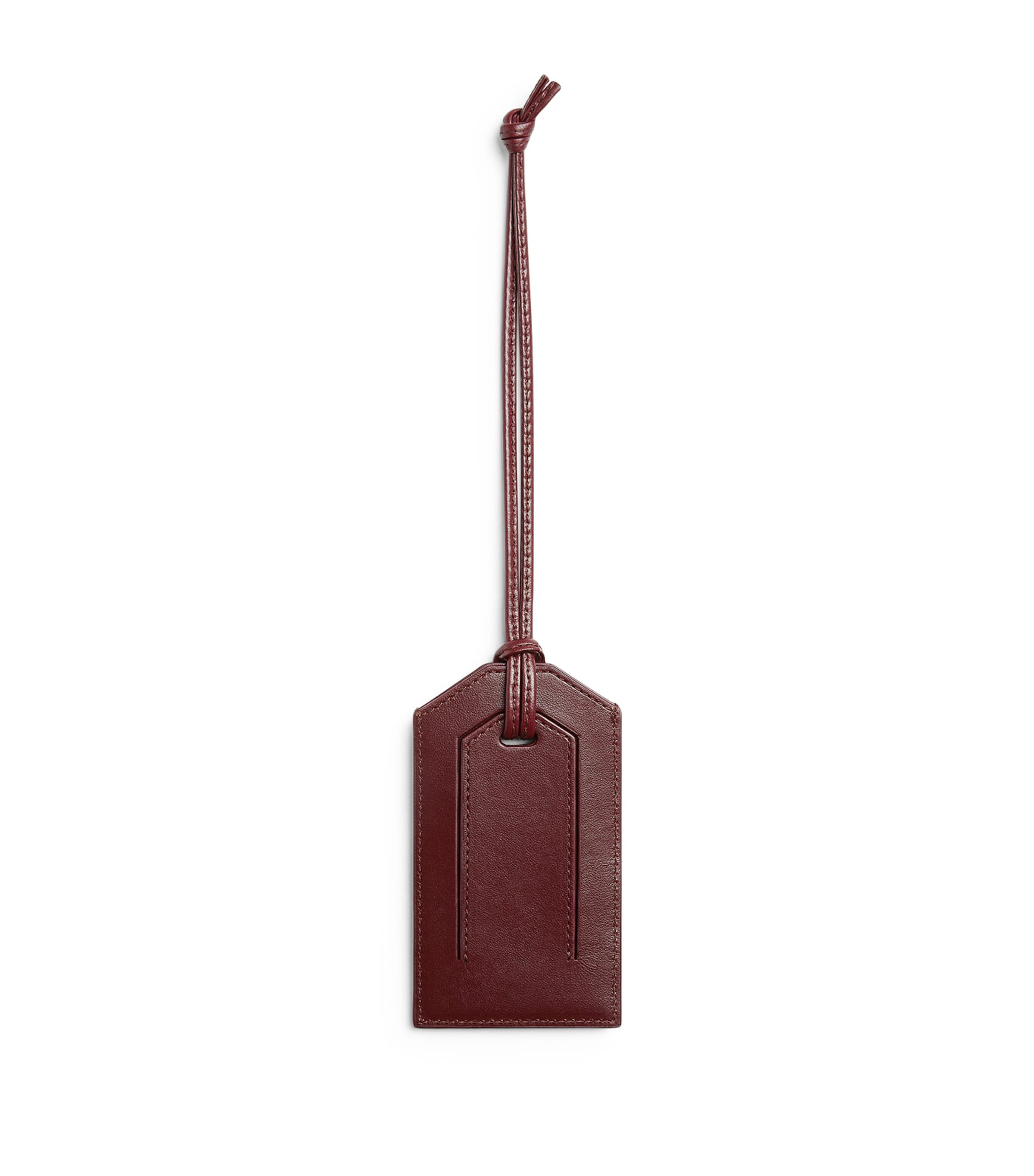 Leather Intrecciato Luggage Tag 6415 Image 2
