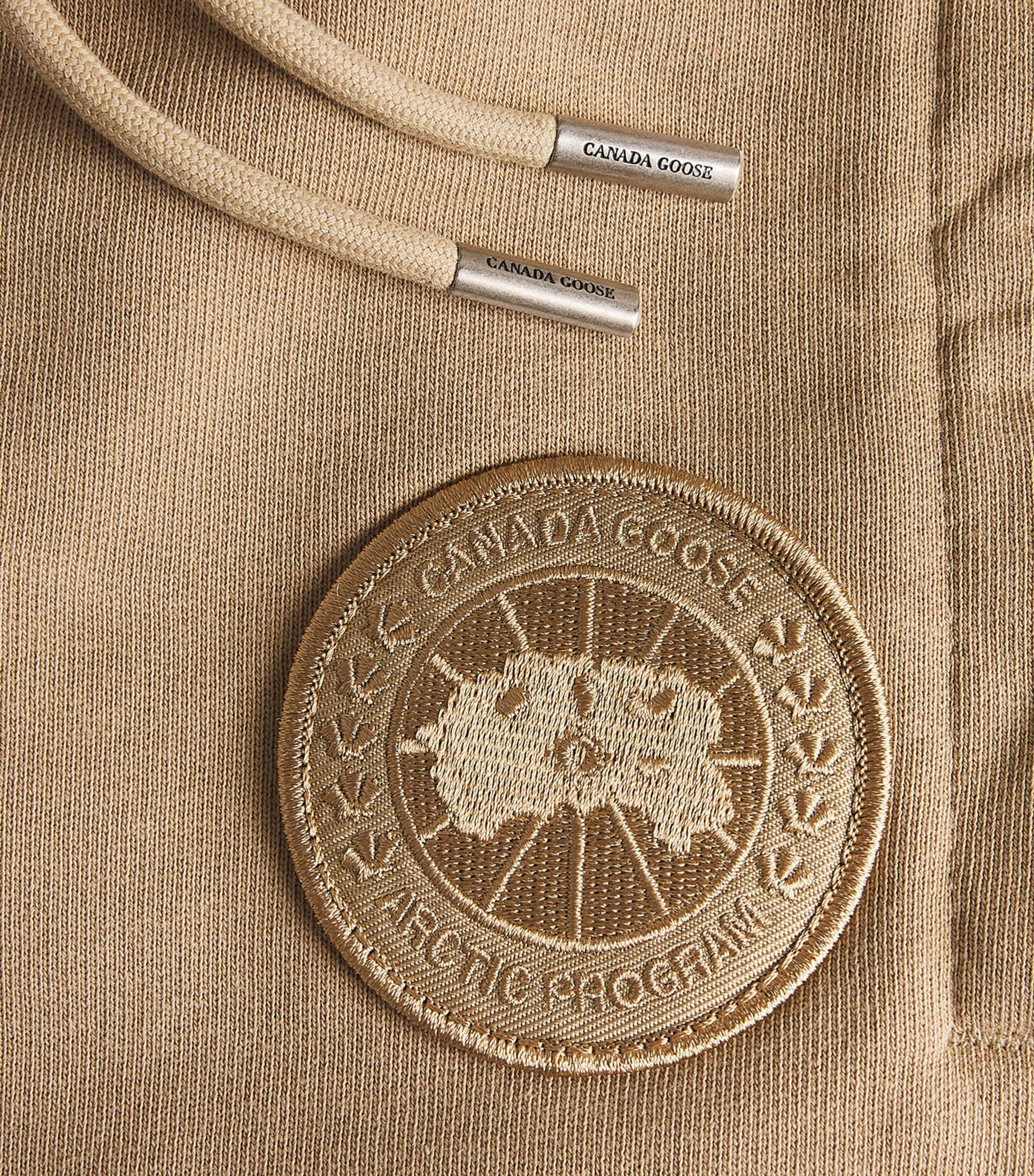 Canada Goose Mens Organic Cotton Tonal Rove Sweatpants Ecru Beige Image 5