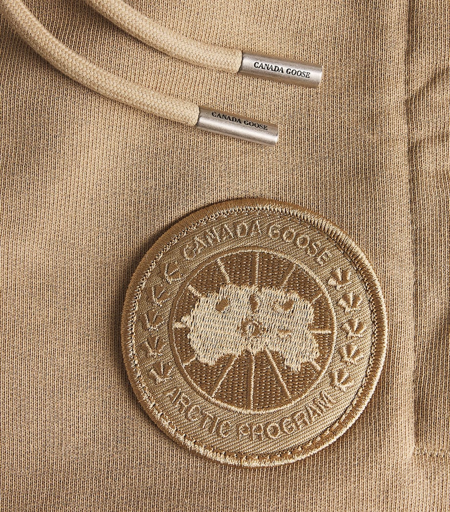 Canada Goose Mens Organic Cotton Tonal Rove Sweatpants Ecru Beige Image 5