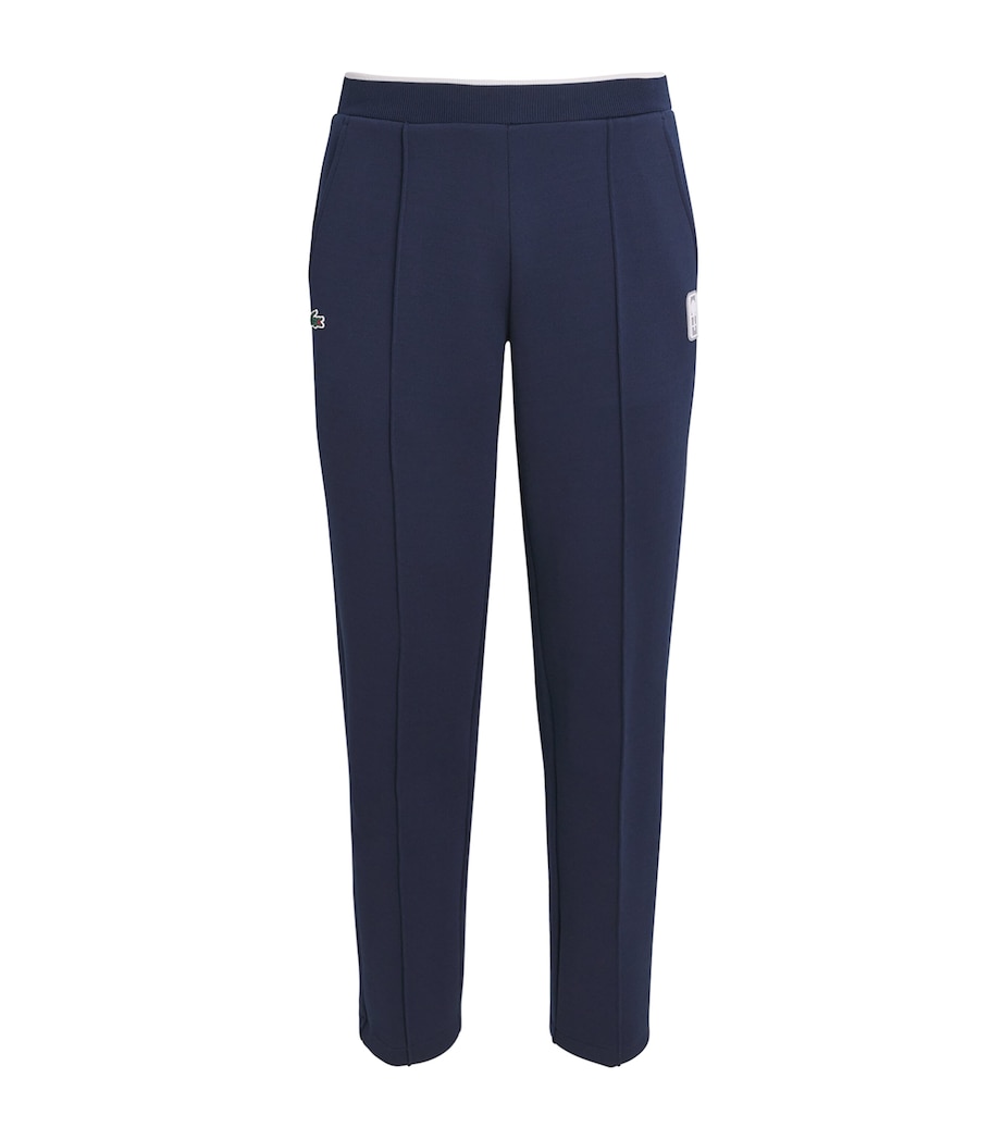 Lacoste Mens Jersey Straight Sweatpants Navy Blue Image 1