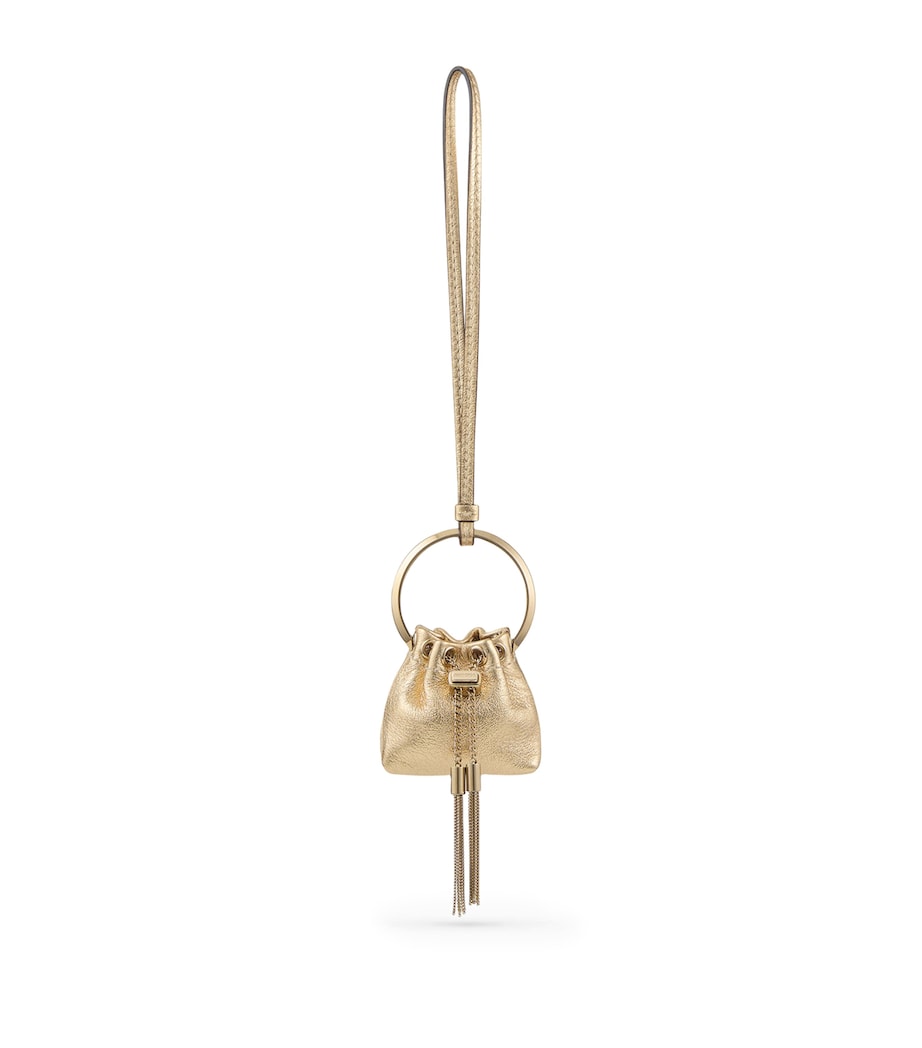 Leather Bon Bon Bag Charm LIGHT GOLD/LIGHT GOL Image 1