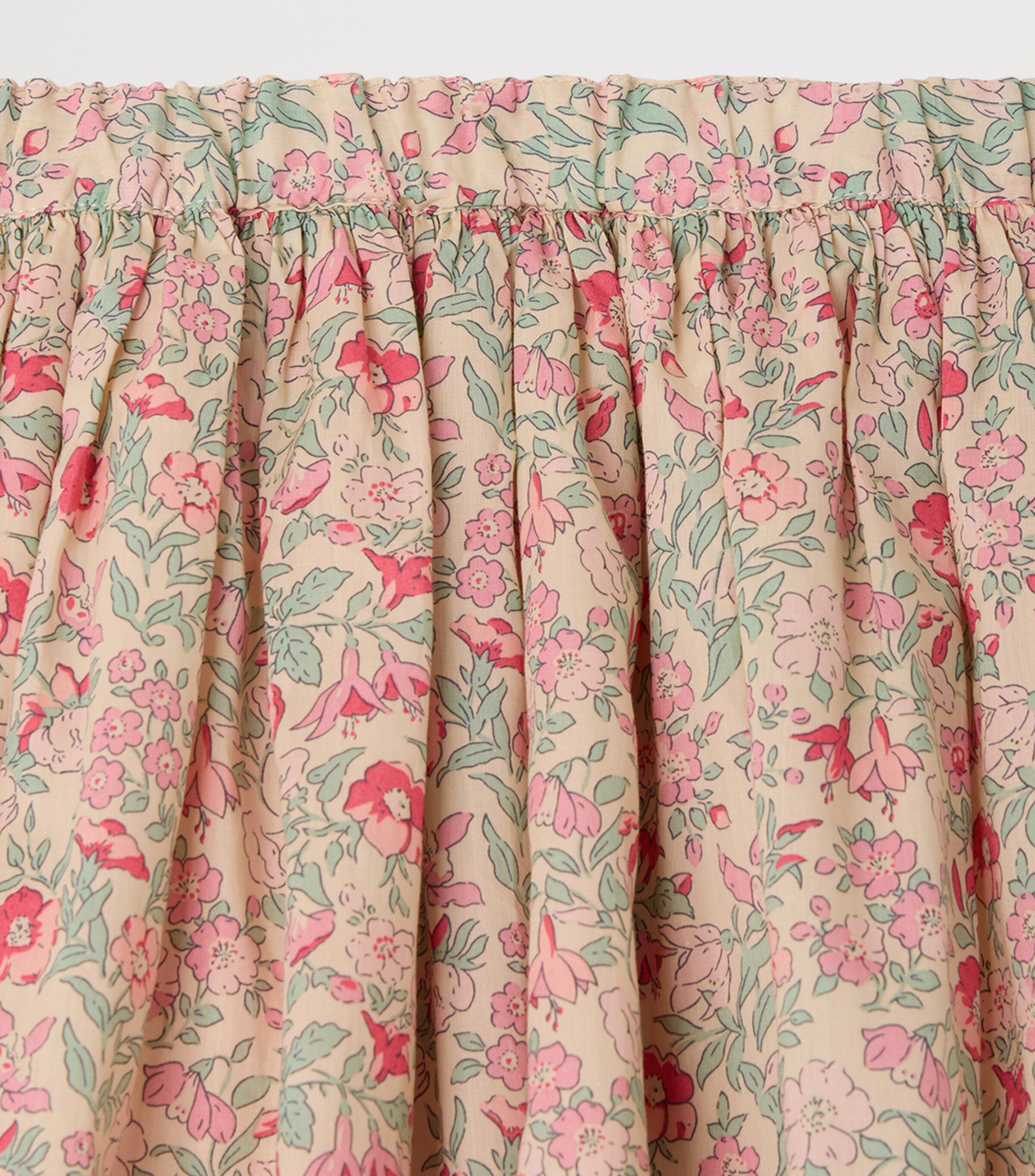 Bonpoint Cotton Floral Skirt (10-14 Years) Fl Framboise Image 3