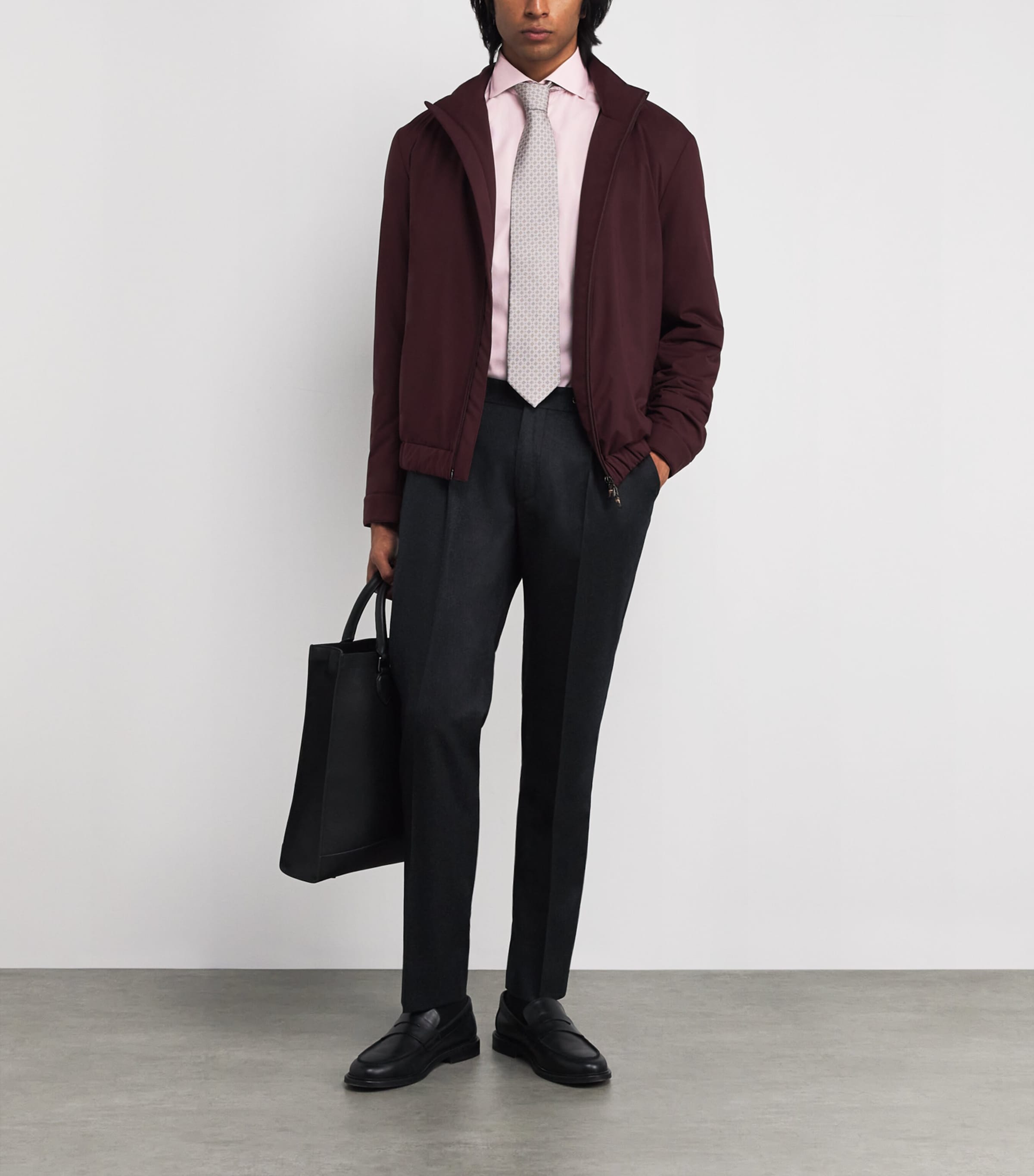 Cotton Signature Oxford Shirt PINK SOLID Image 2