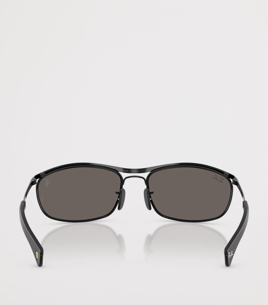 Ray-Ban Scuderia Ferrari Collection Oval Sunglasses Black Image 4