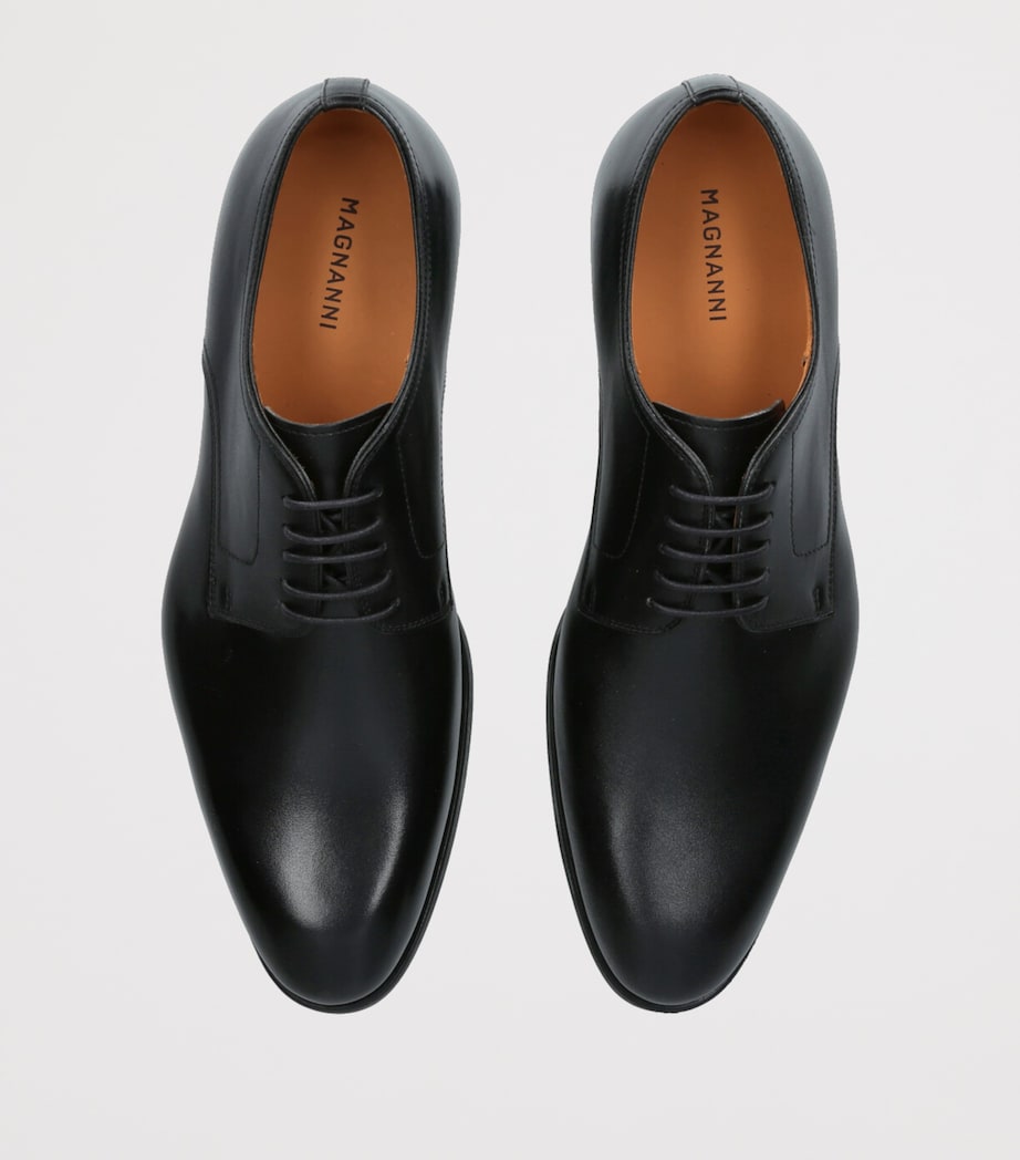 Leather Derby Shoes BLACK Image 4