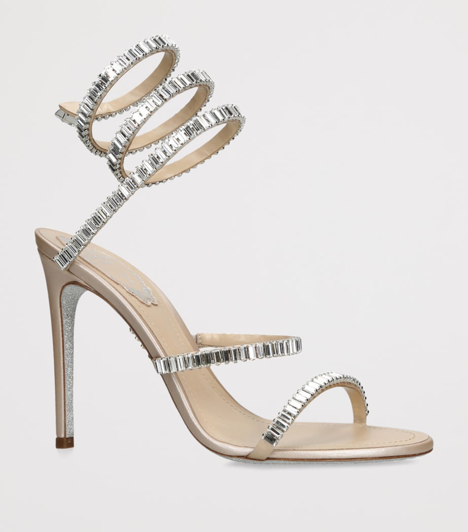 Embellished Cleo Spark Sandals 105 BEIGE COMB Image 3