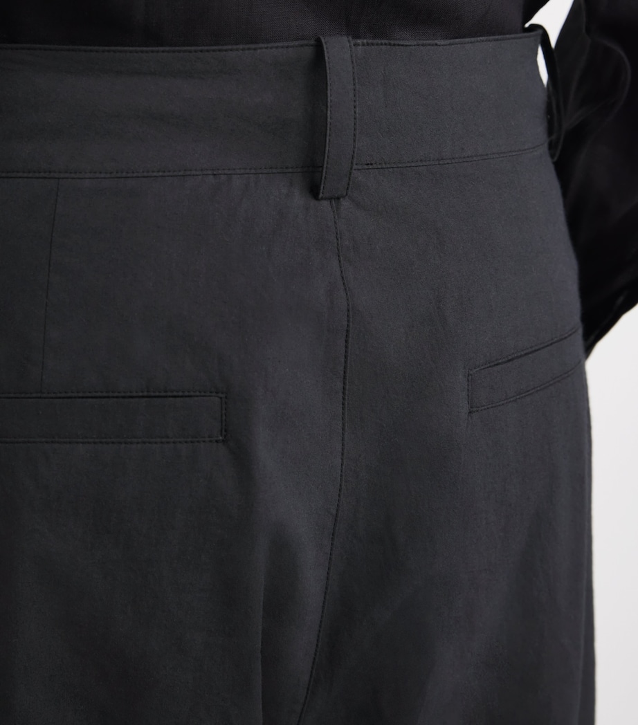 Cotton Relaxed Trousers GRAPHITE Image 6