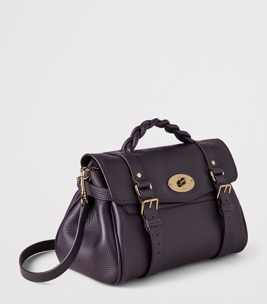 Leather Alexa Cross-Body Bag DEEP AUBERGINE Image 4
