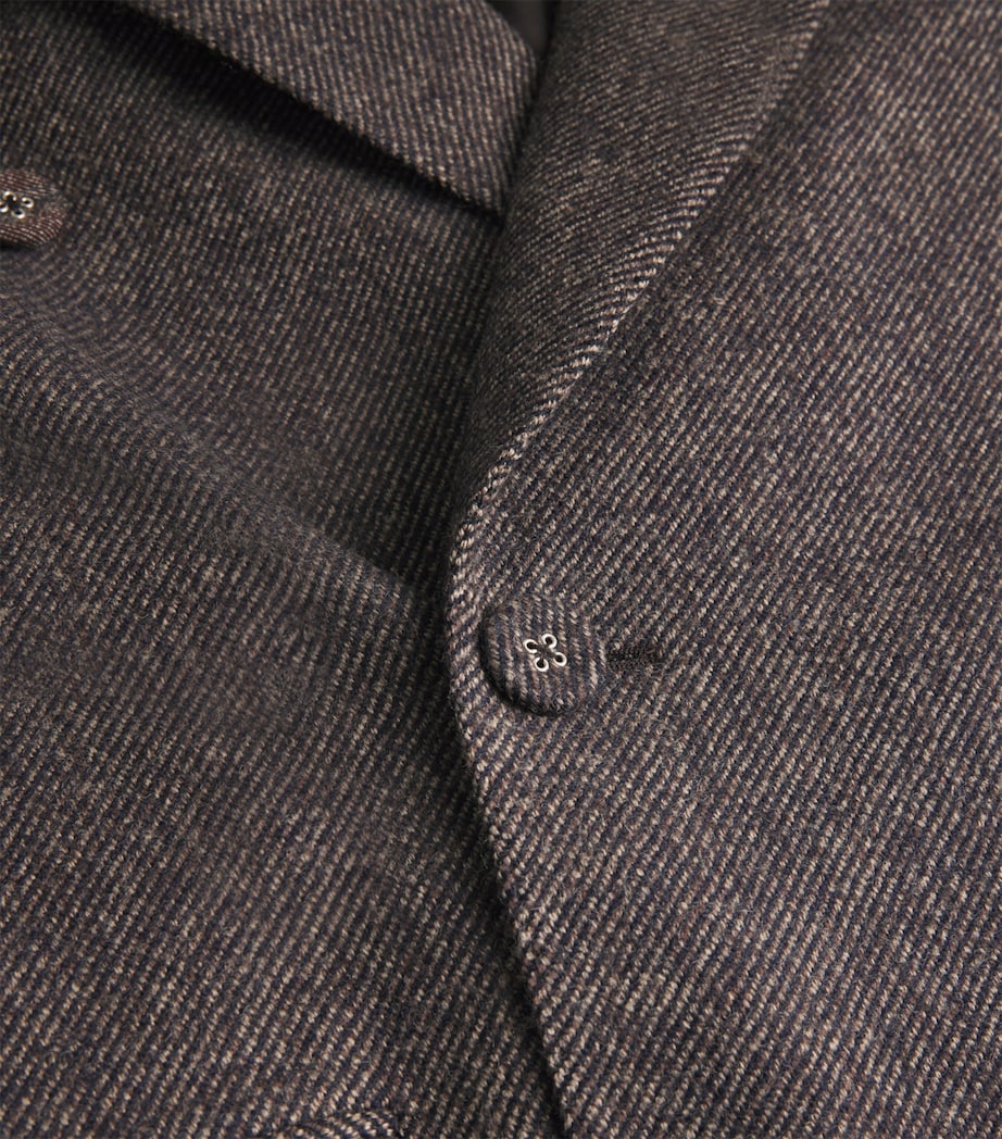 Wool Mayfair Coat GREY MELANGE Image 5