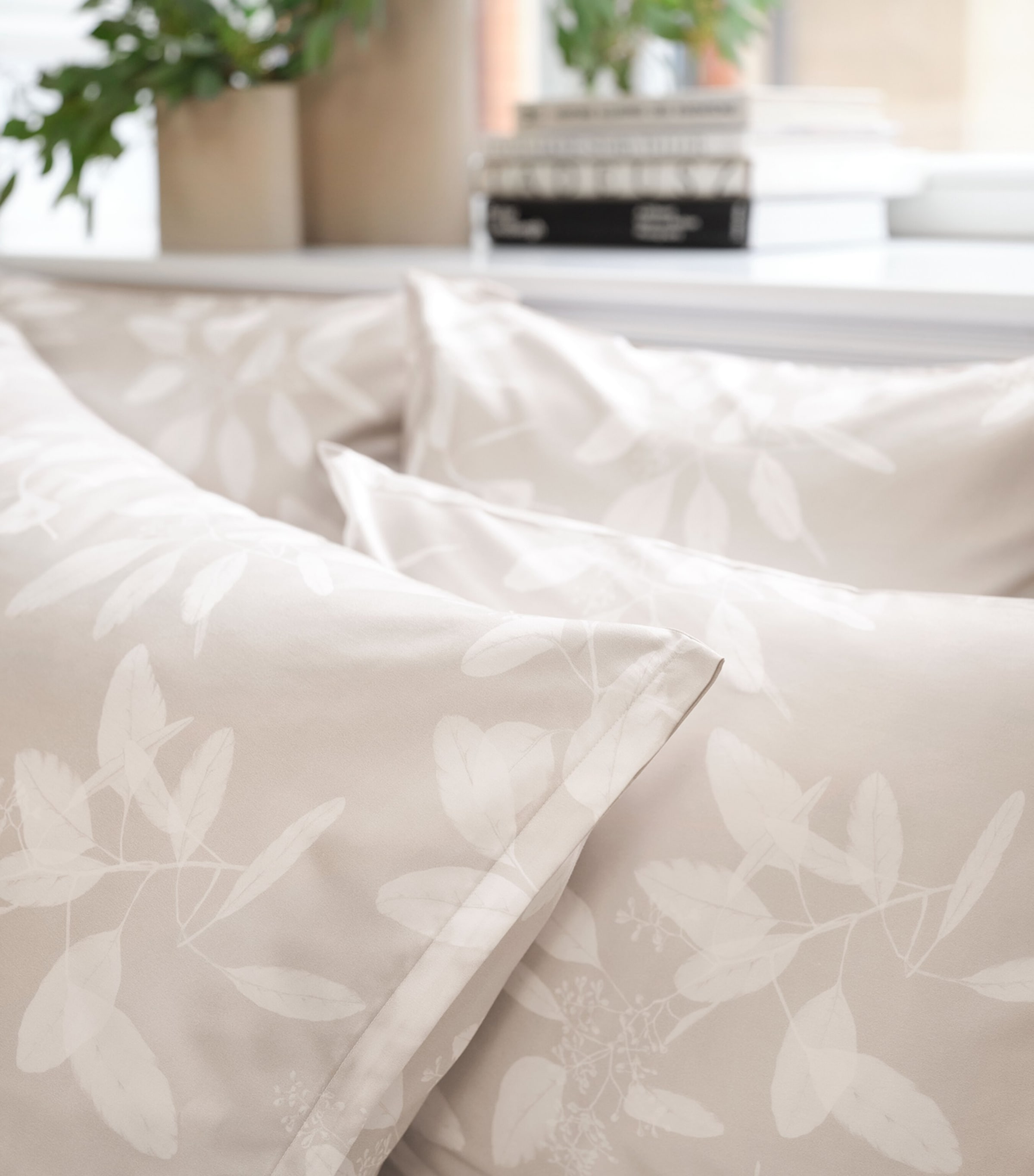 Schlossberg Omeo-Organic King Oxford Pillowcase (50cm x 90cm) Beige Image 2