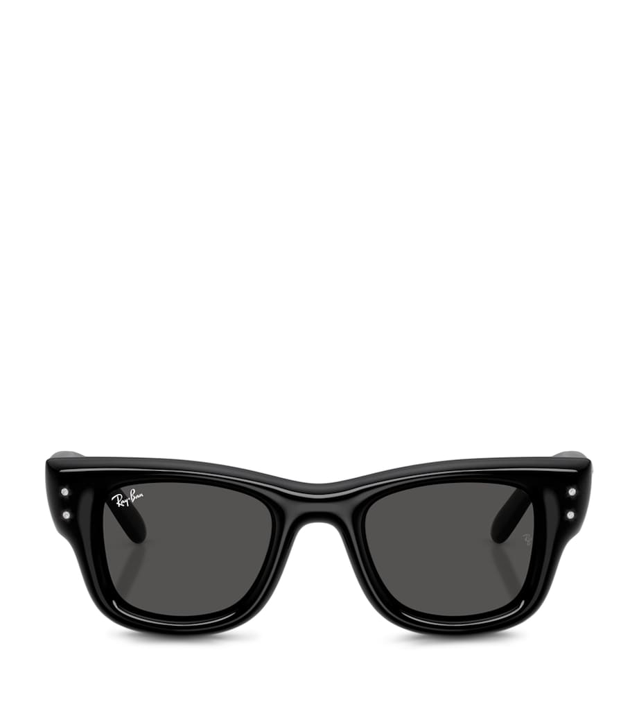 Ray-Ban Puffer Crystal Edition Wayfarer Sunglasses Black Image 1
