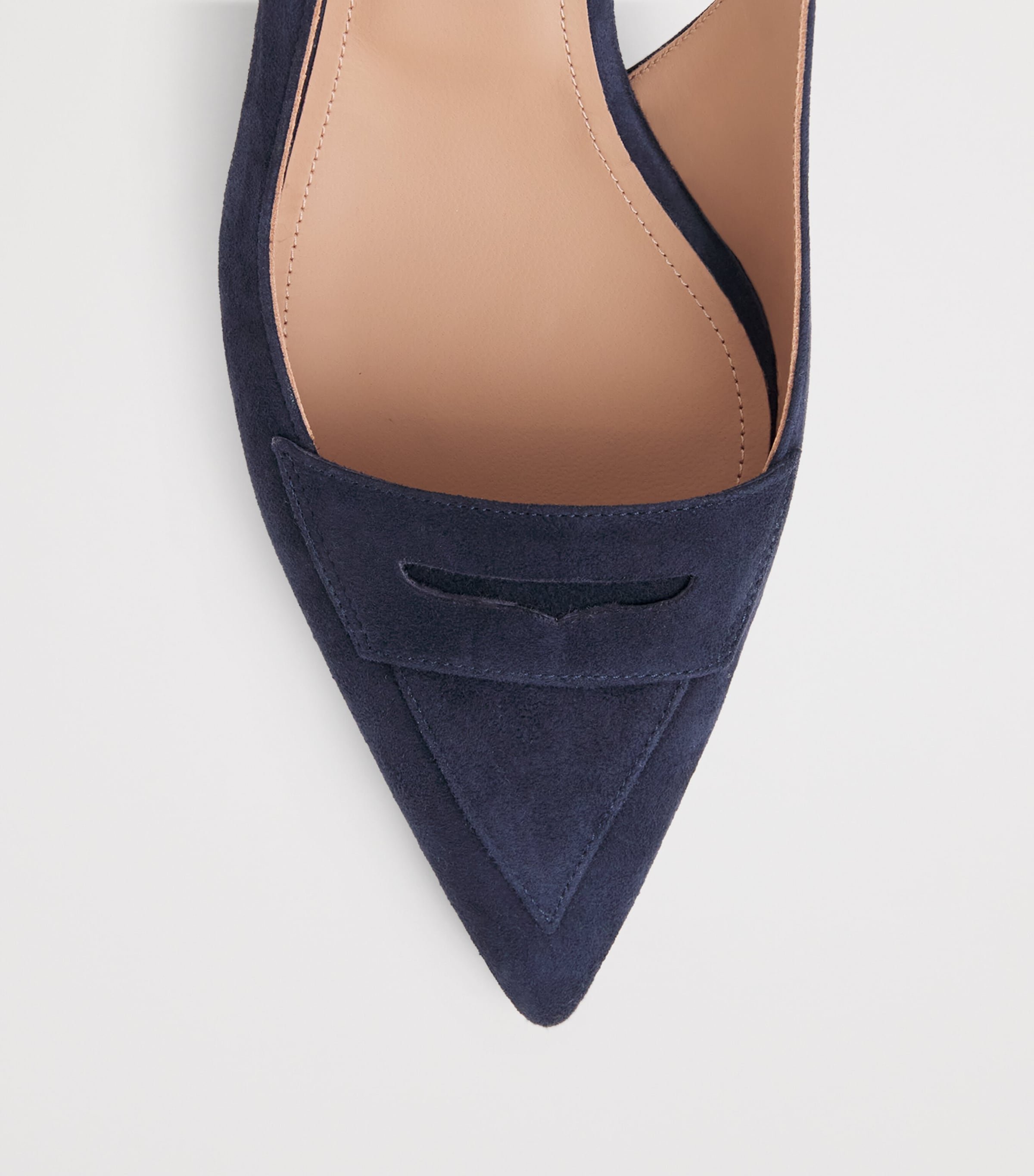Malone Souliers x Harrods Suede Suze Slingback Pumps 45 Midnight Image 6