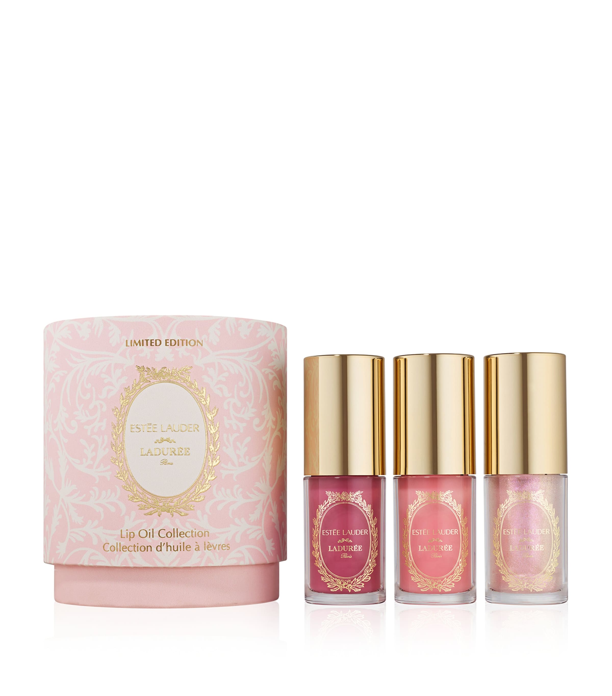 Estée Lauder x Ladurée Lip Oil Collection (3 x 4.5ml) | Harrods US