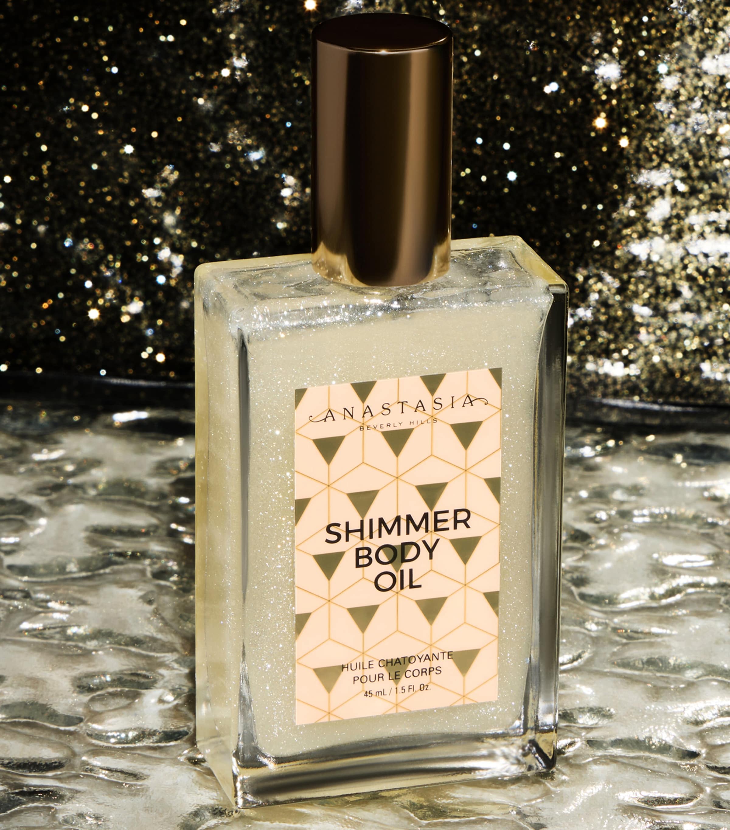 Shimmer Body Oil (45ml) WHITE Image 2