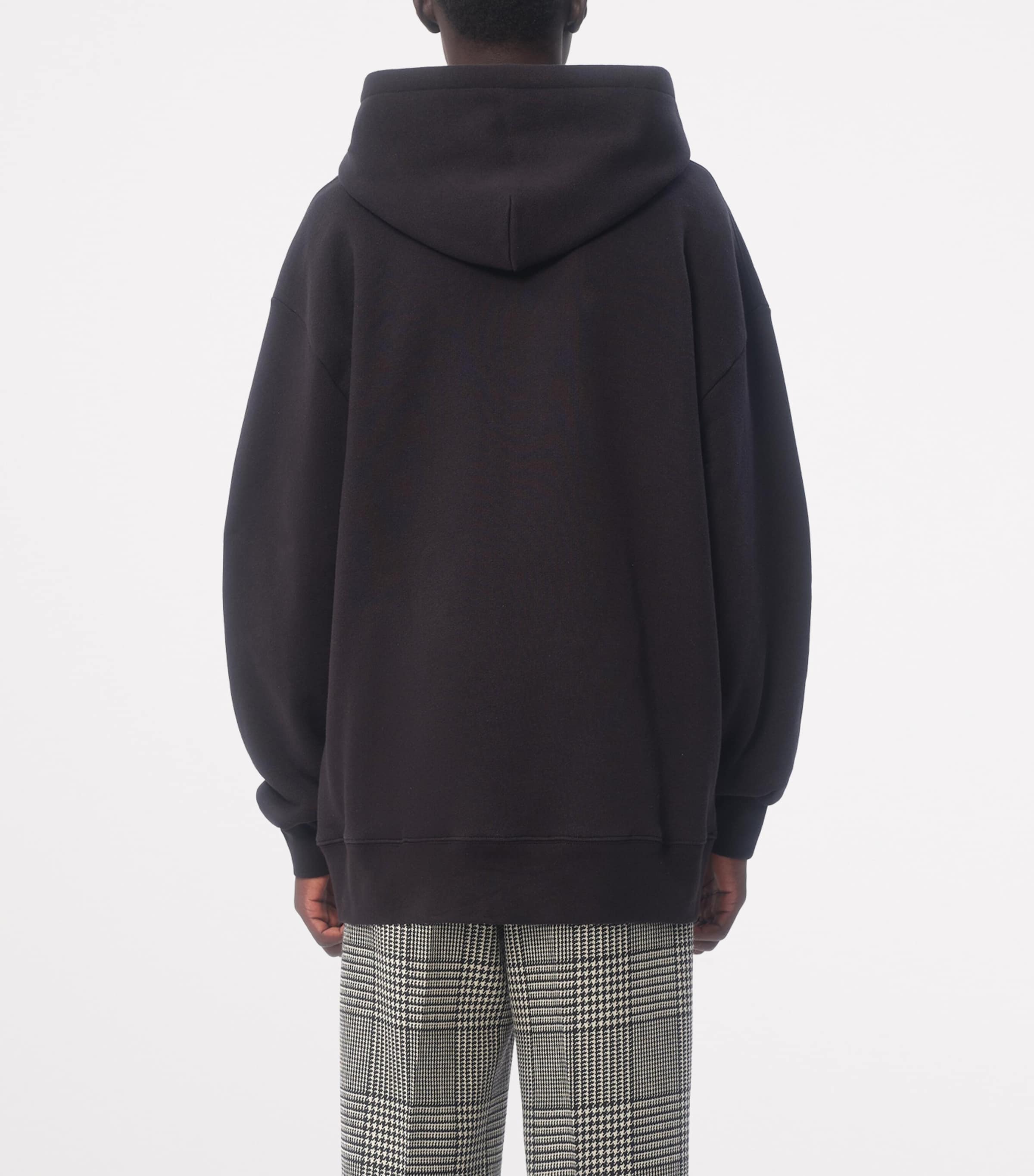 スウェット・トレーナー VALENTINO COTTON HOODIE WITH CHEZ VALENTINO PRINT Cotton Hooded Sweatshirt With Chez Valentino Print for Man