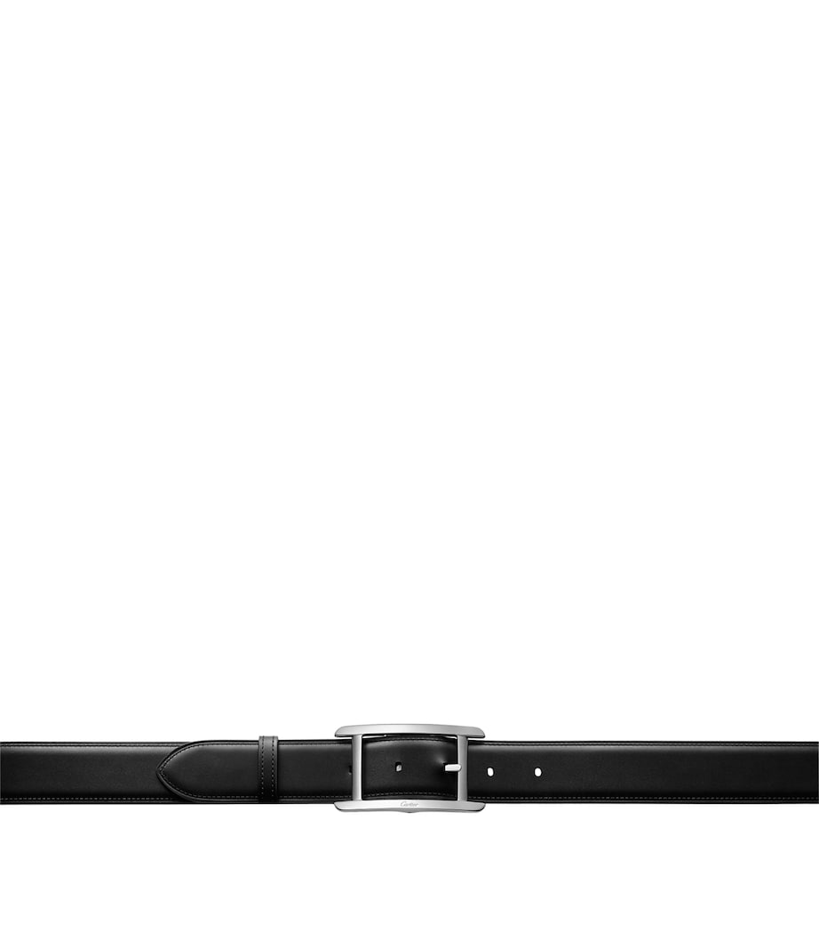 Cartier Leather Tank de Cartier Reversible Belt Black Image 2