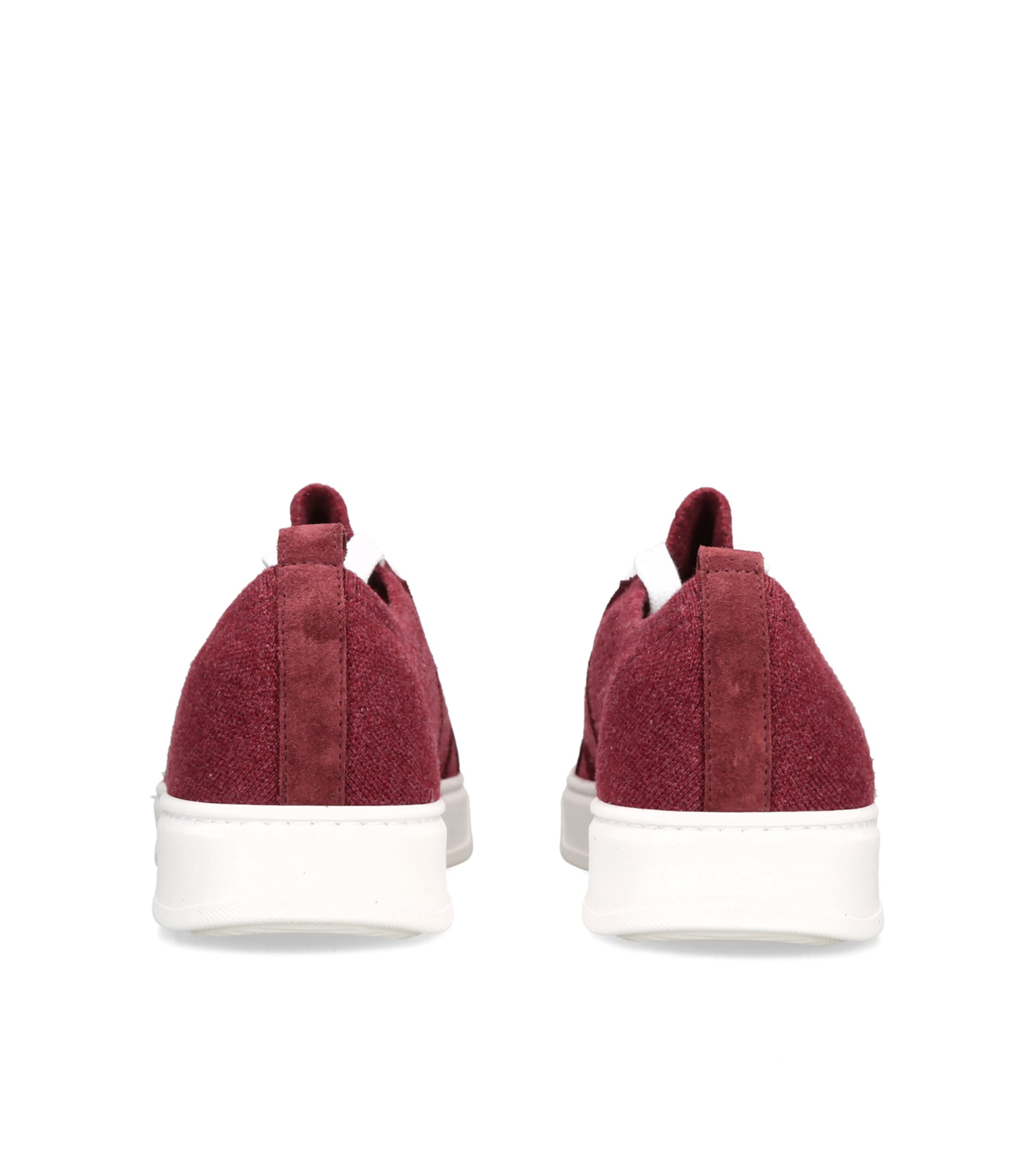 Brunello Cucinelli Kids Cotton Knitted Sneakers Wine Image 4