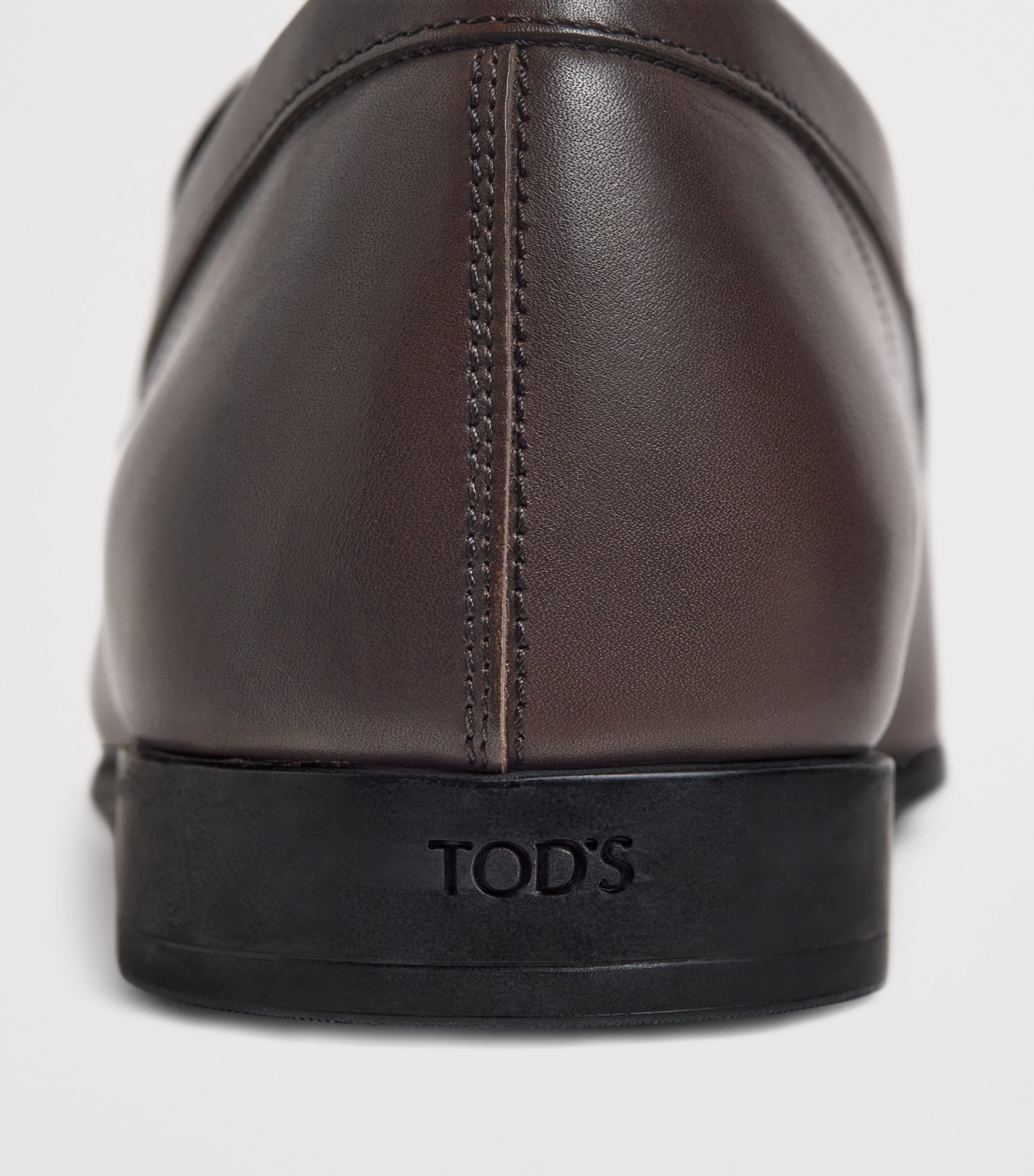 Tod's Leather Gomma Leggero Loafers Dark Brown Image 8